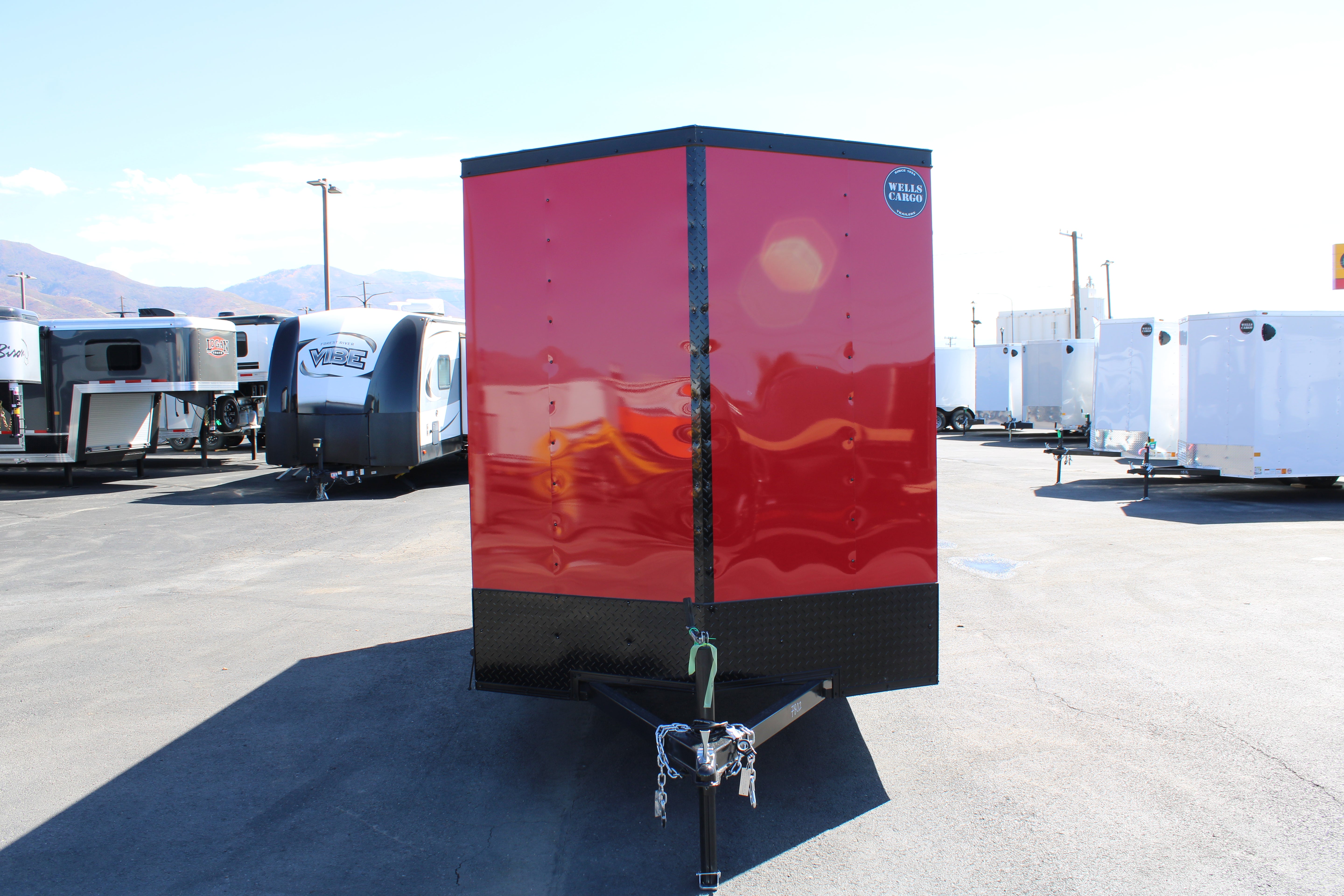 Wells Cargo 6 x 12 Deluxe Enclosed Trailer