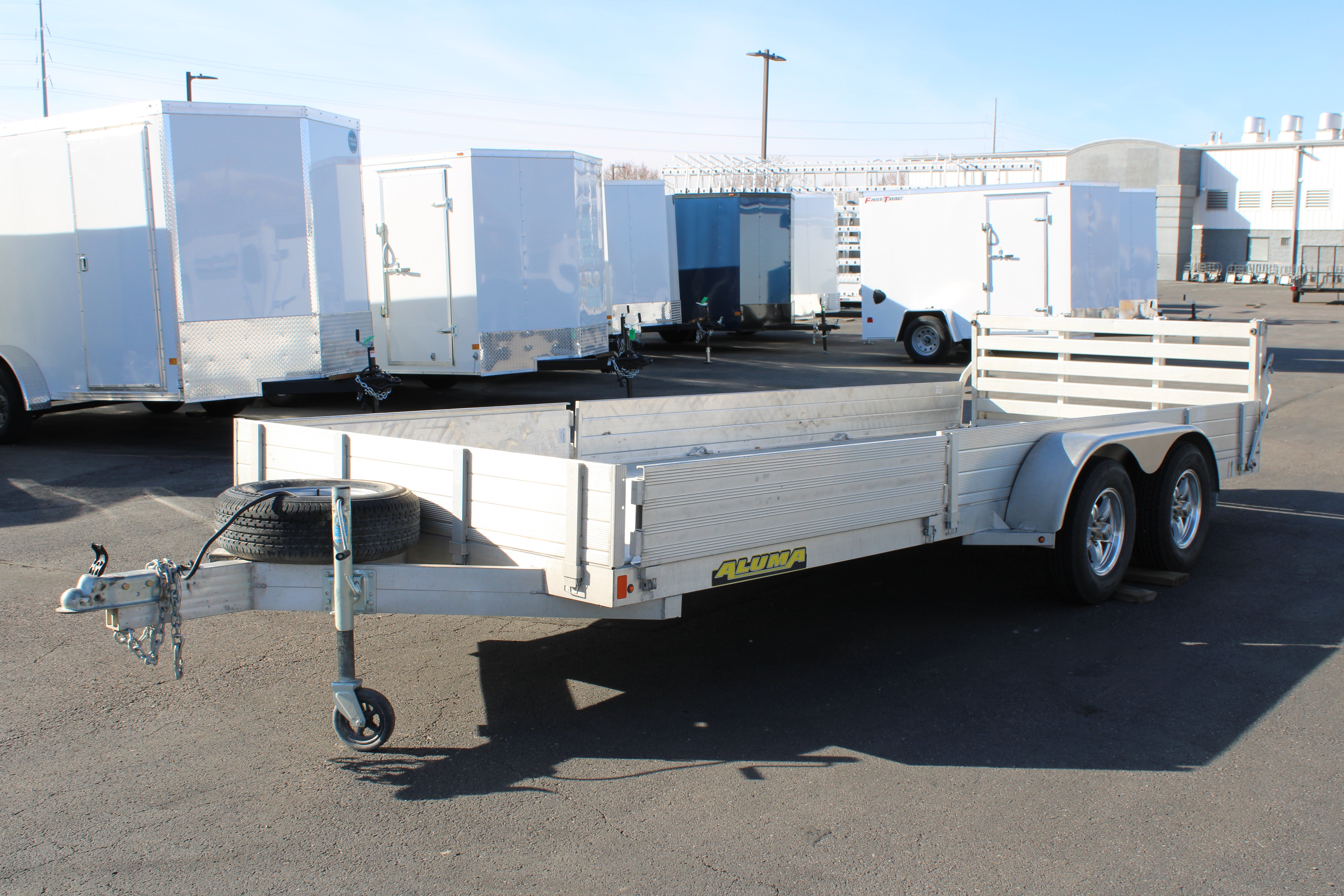 Used 18' Aluminum Utility Trailer
