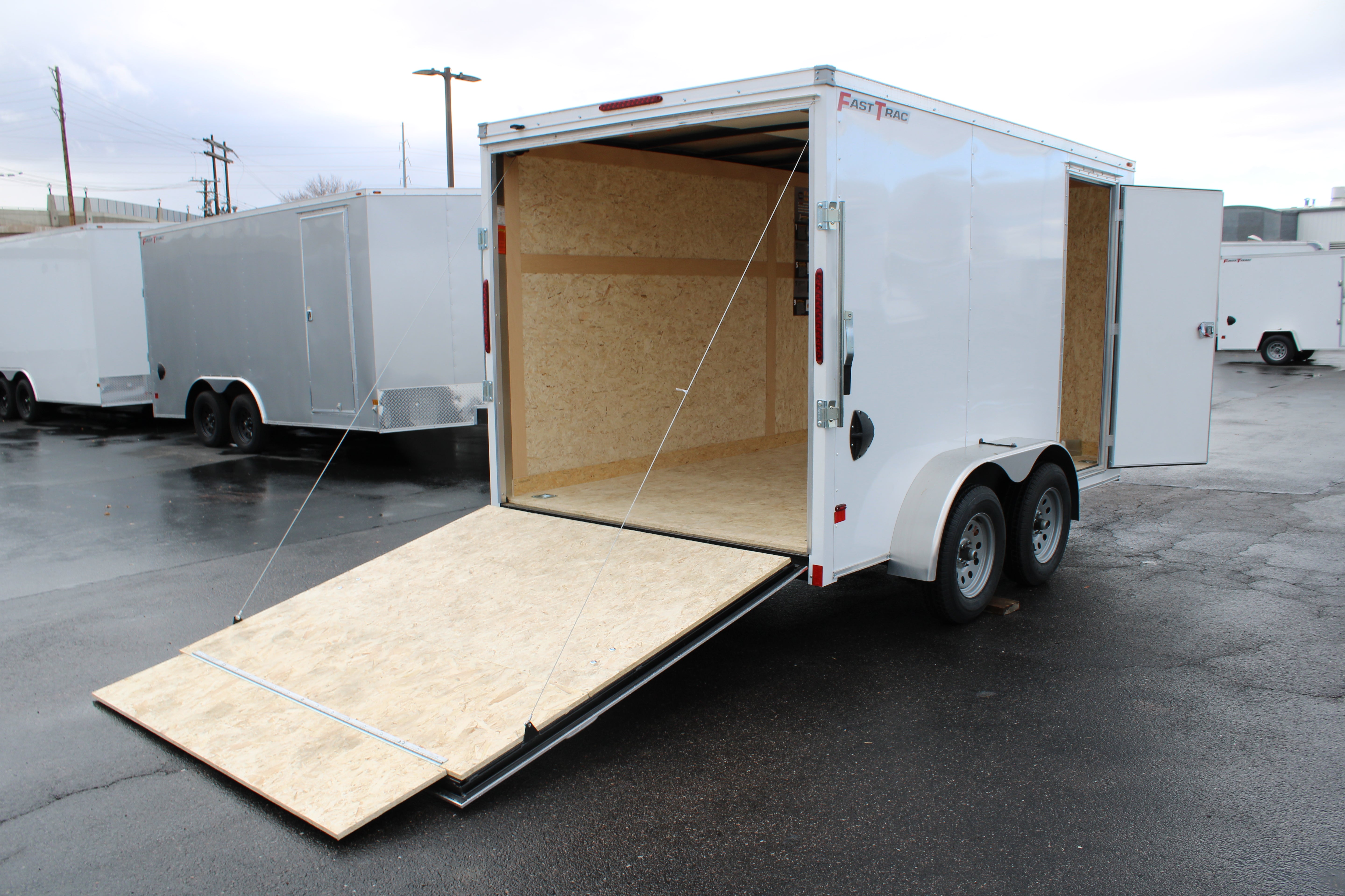 Wells Cargo 7 x 12 Deluxe Enclosed Trailer