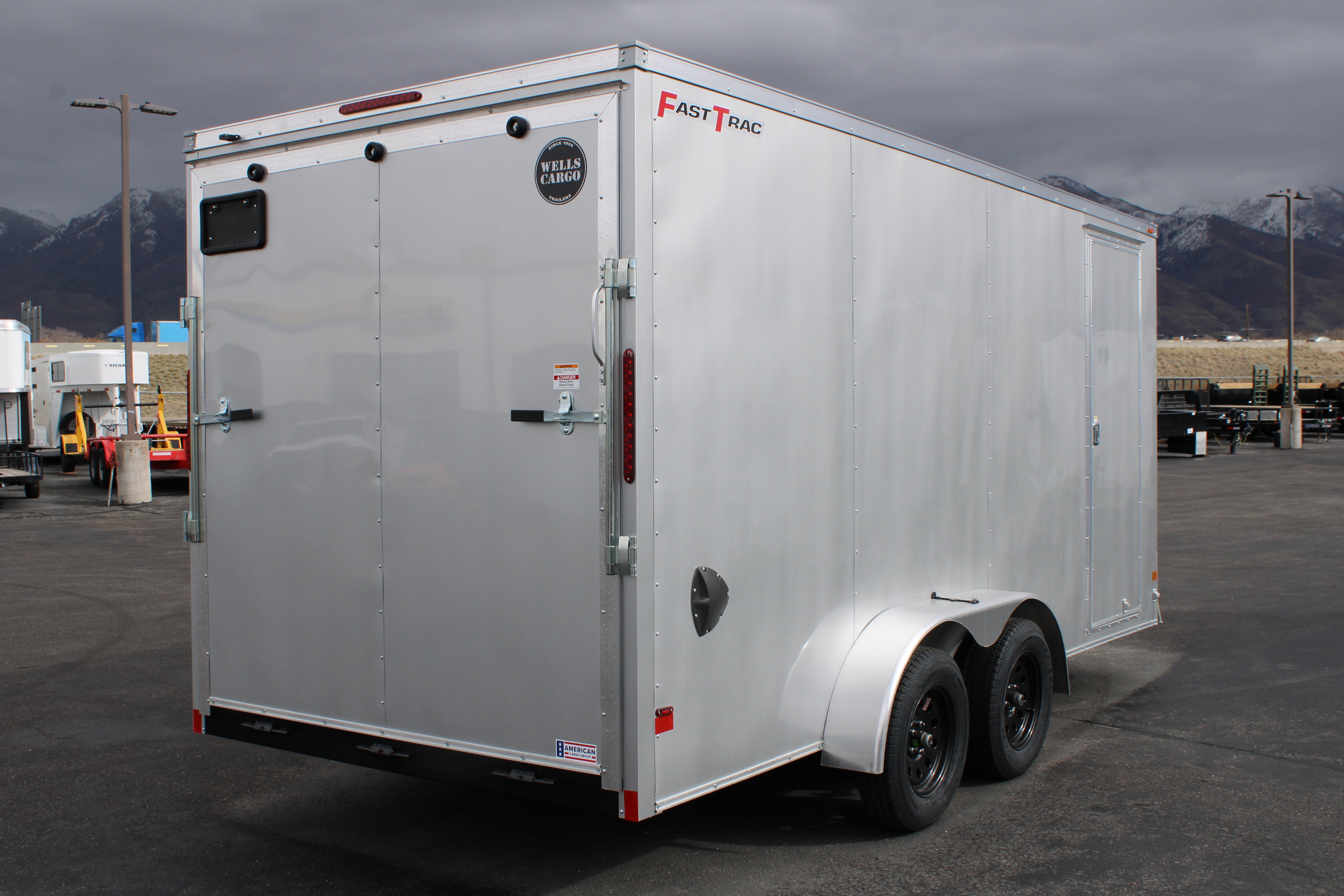 2025 Wells Cargo 7 x 16 Deluxe Enclosed Trailer