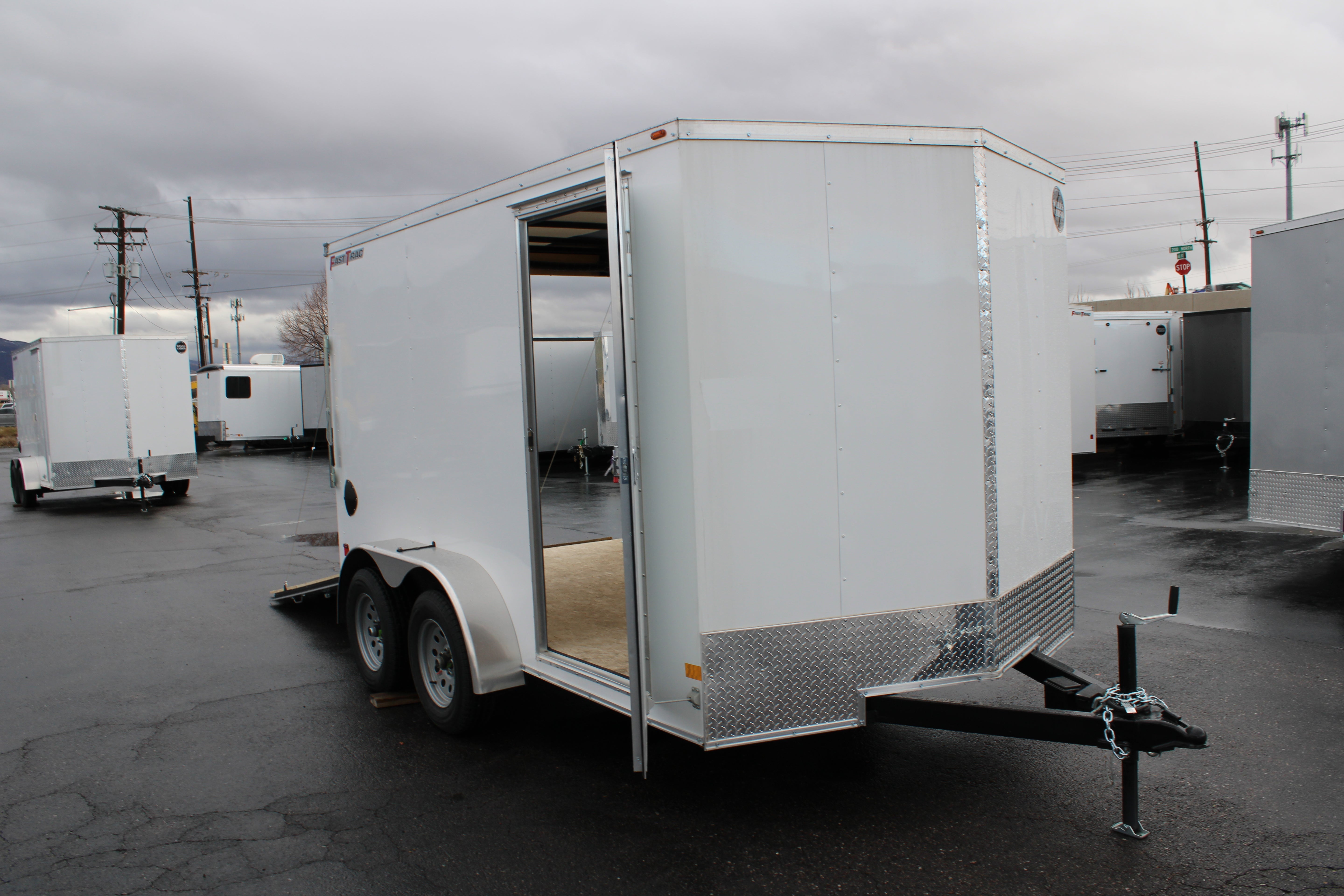 Wells Cargo 7 x 12 Deluxe Enclosed Trailer