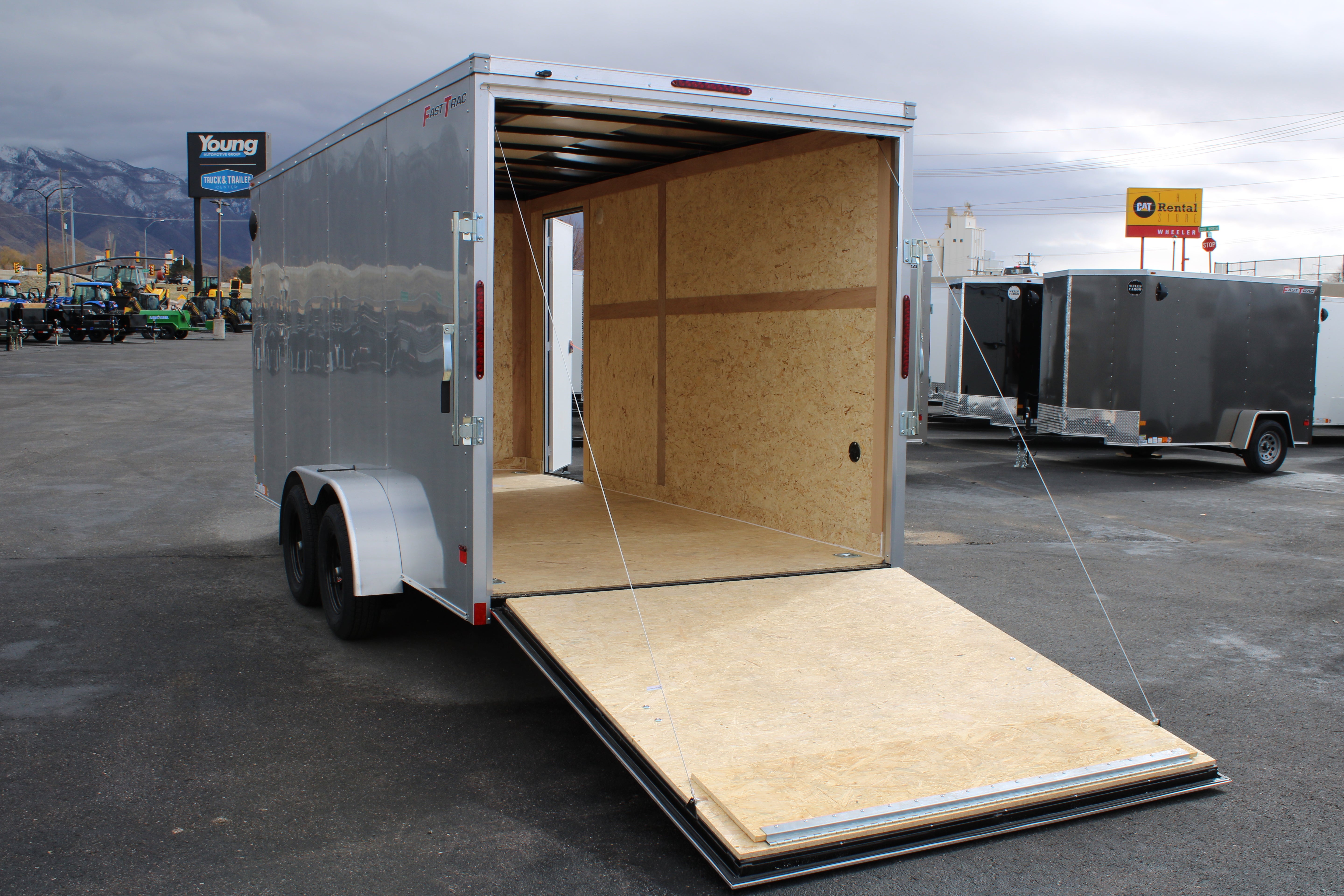 2025 Wells Cargo 7 x 16 Deluxe Enclosed Trailer