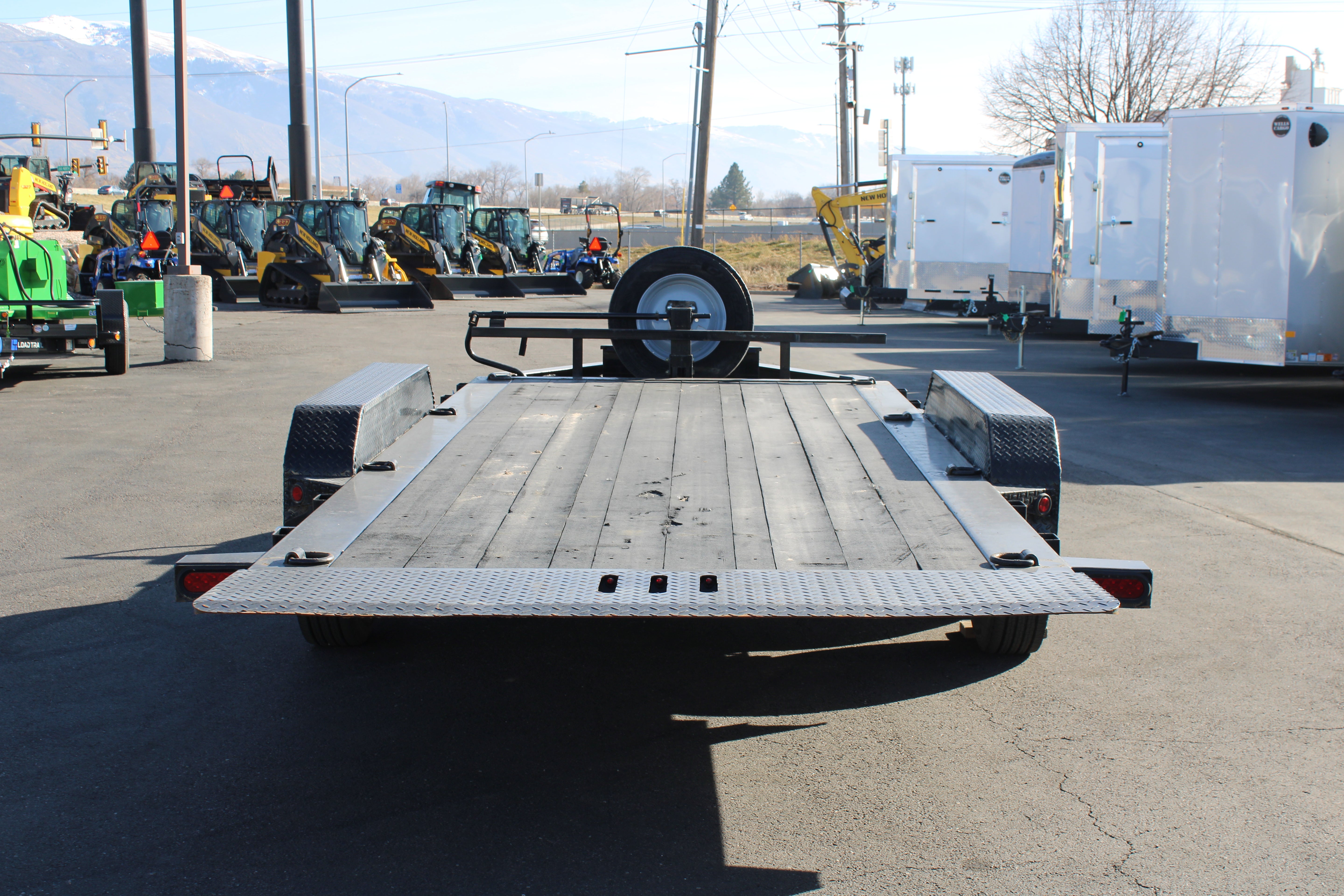 Used Load Trail 16' tilt-deck Trailer