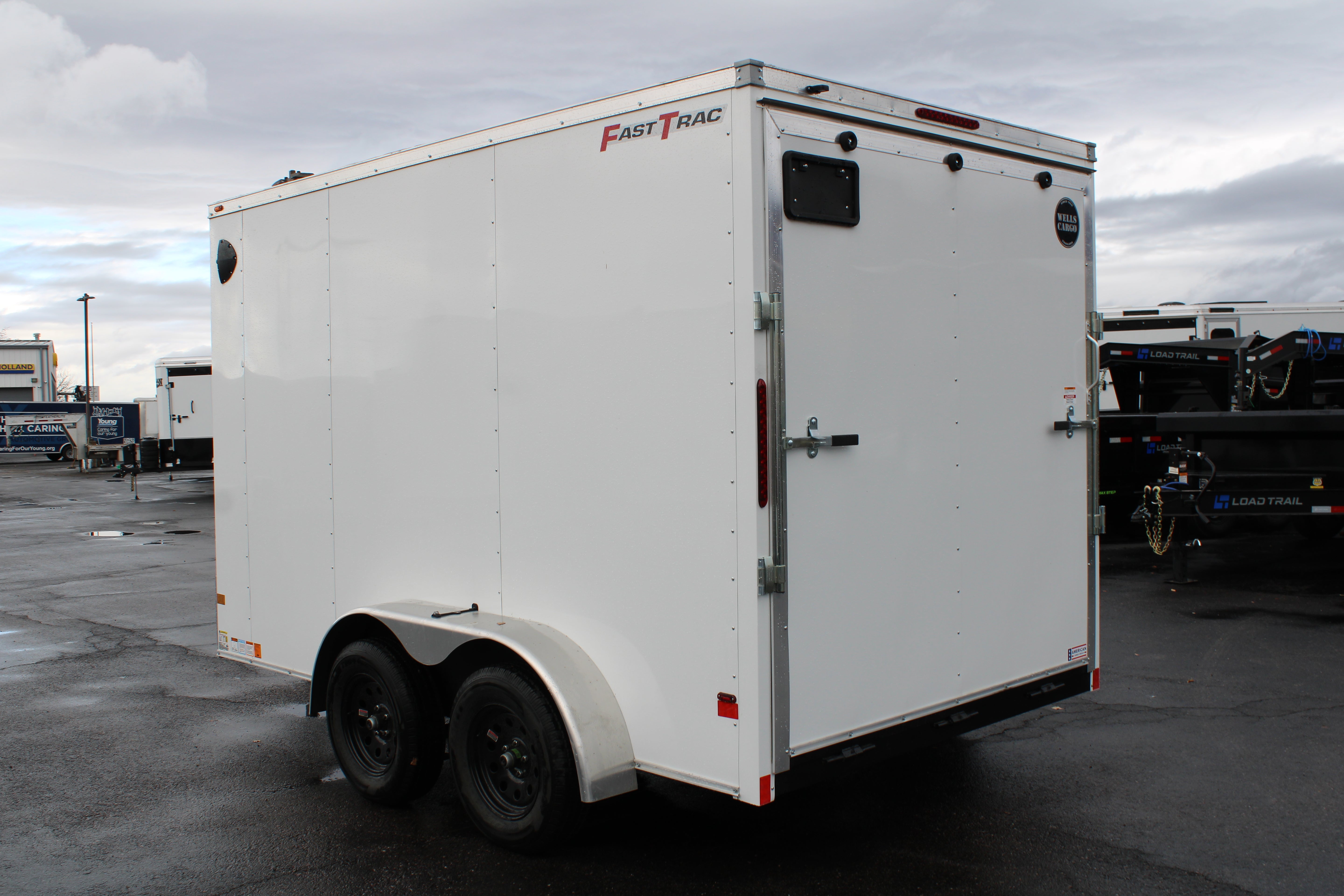 Wells Cargo 7 x 12 Deluxe Enclosed Trailer