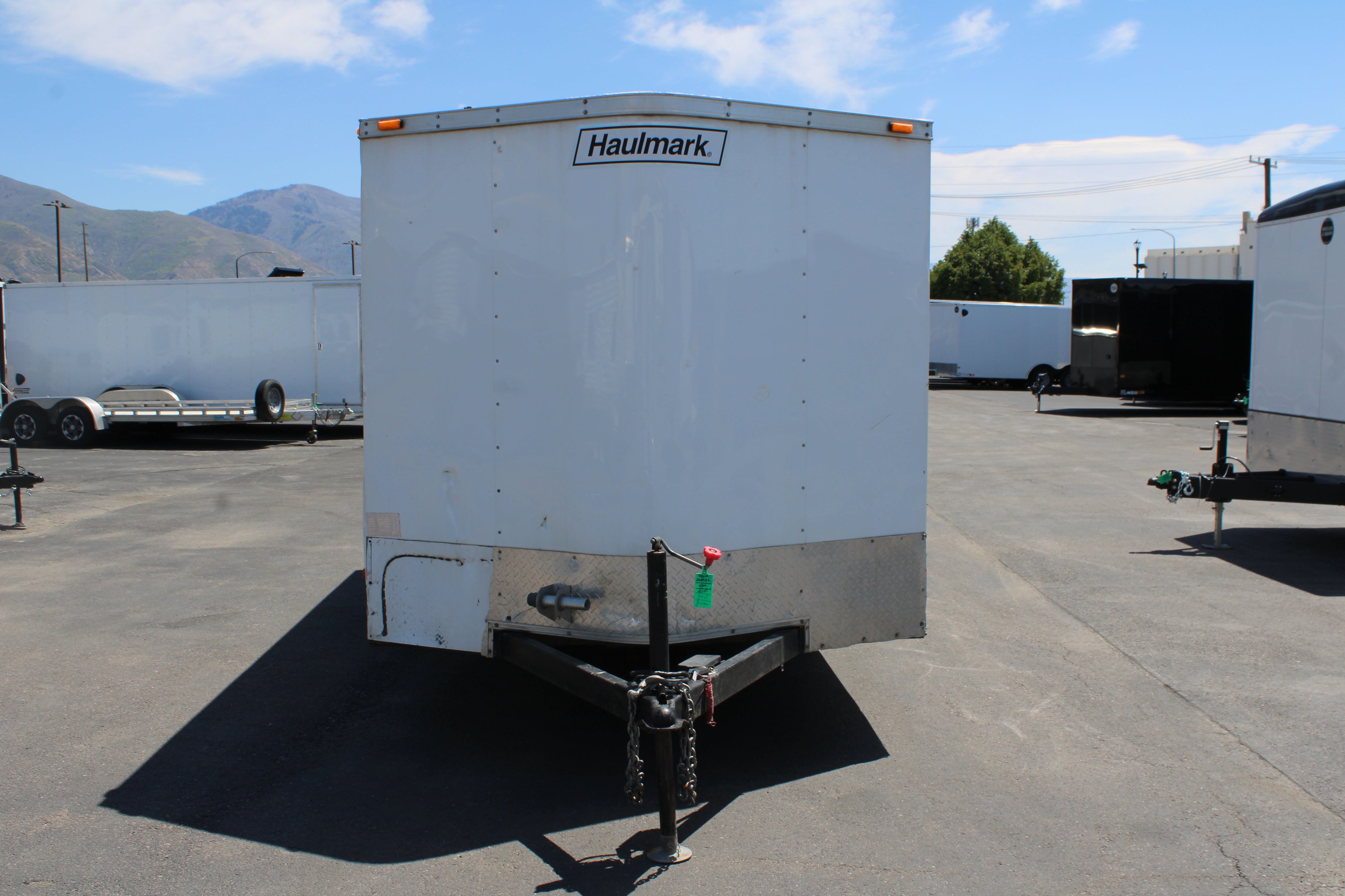USED 7X16 HAULMARK ENCLOSED TRAILER