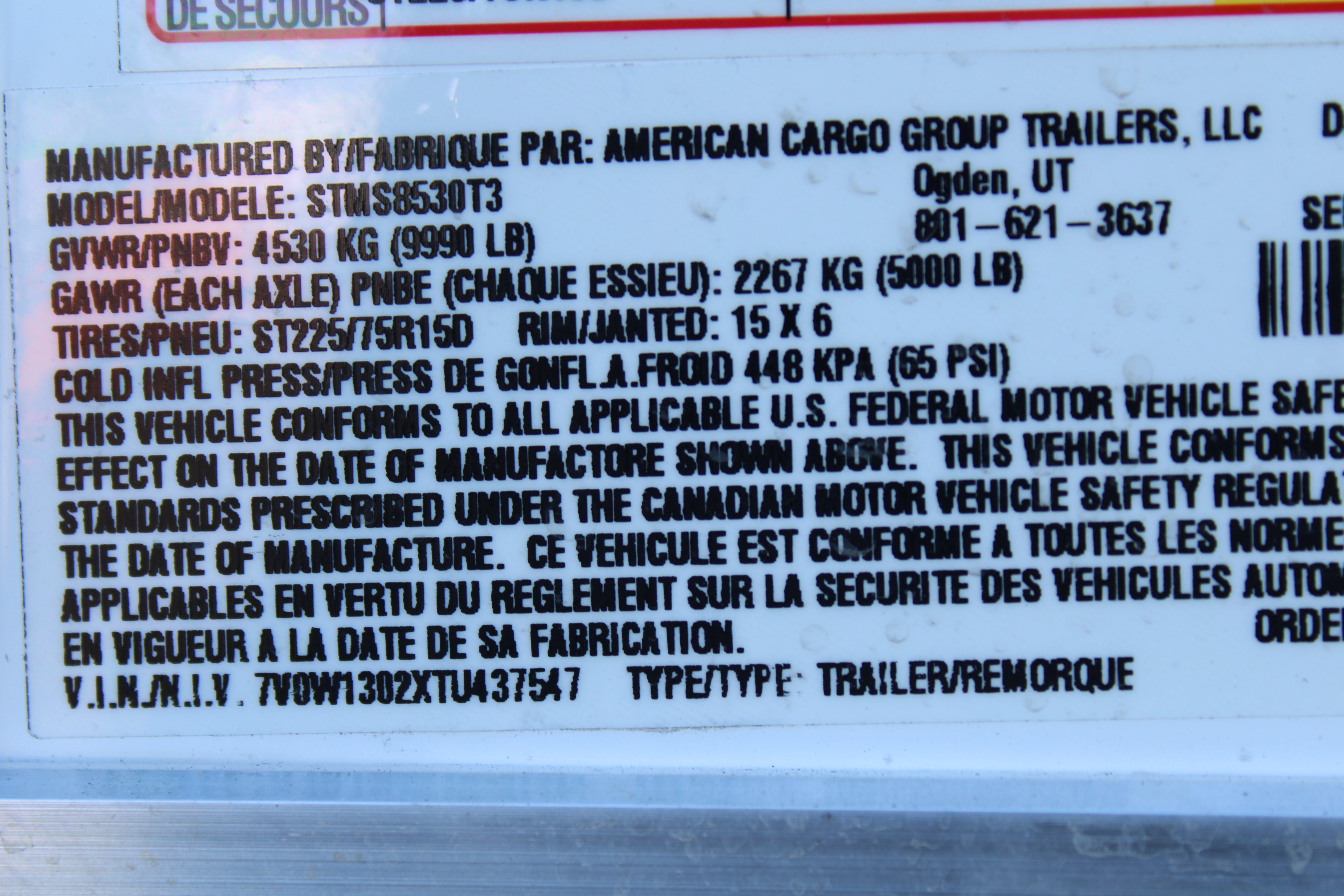 Wells Cargo 8.5 x 30 Enclosed Trailer