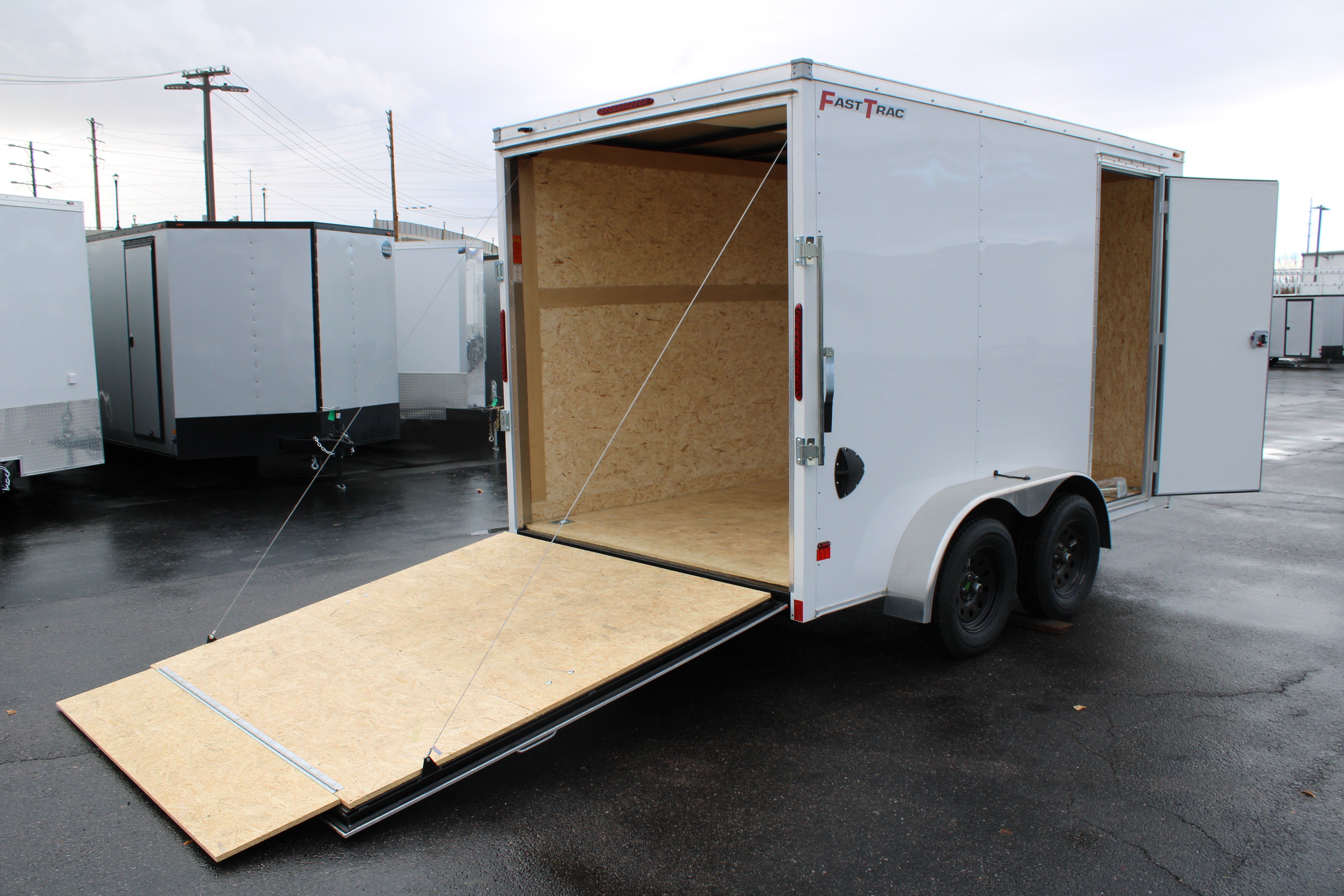 Wells Cargo 7 x 12 Deluxe Enclosed Trailer