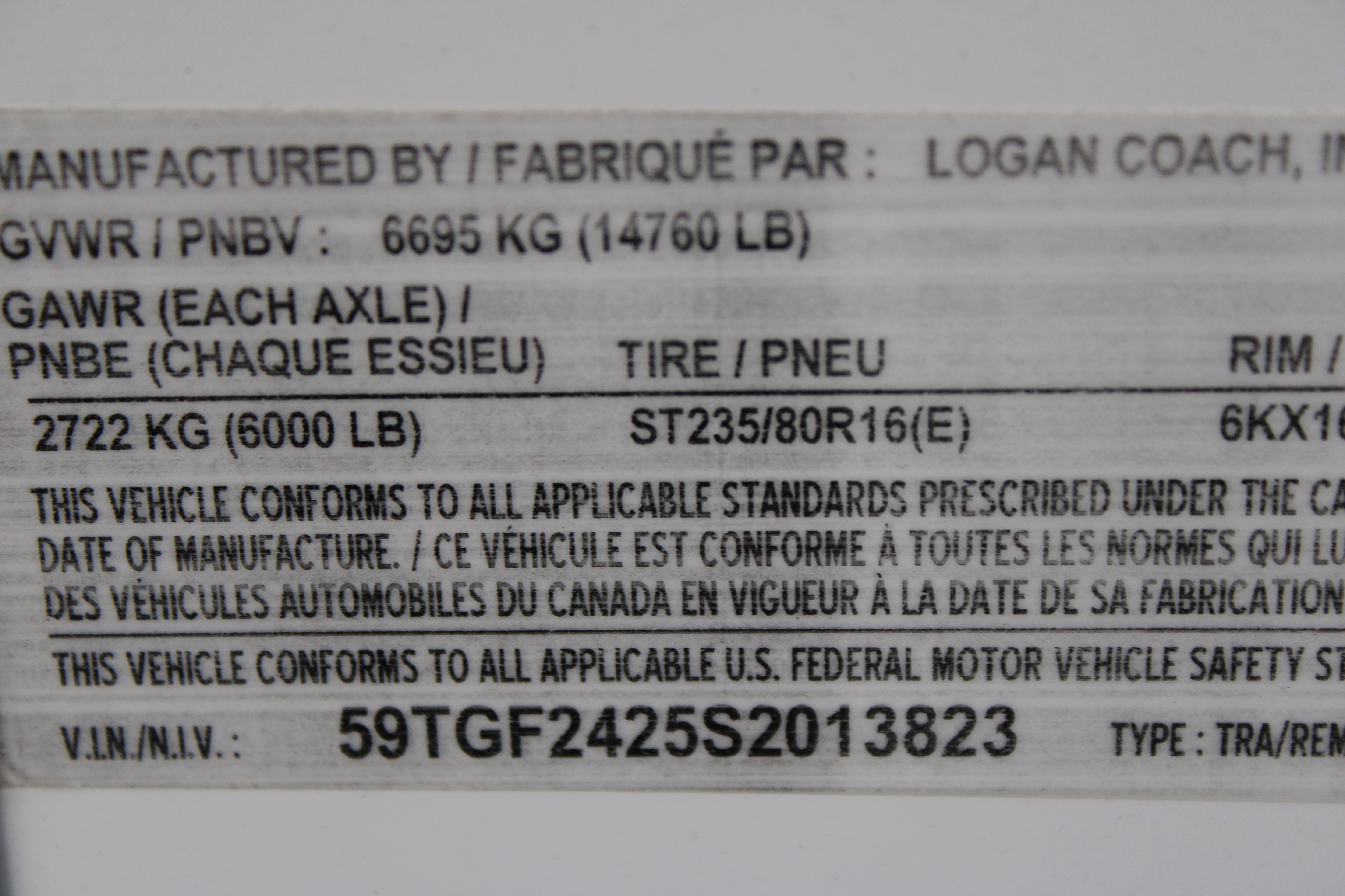 Logan Coach 3HBP Crossfire Trailer