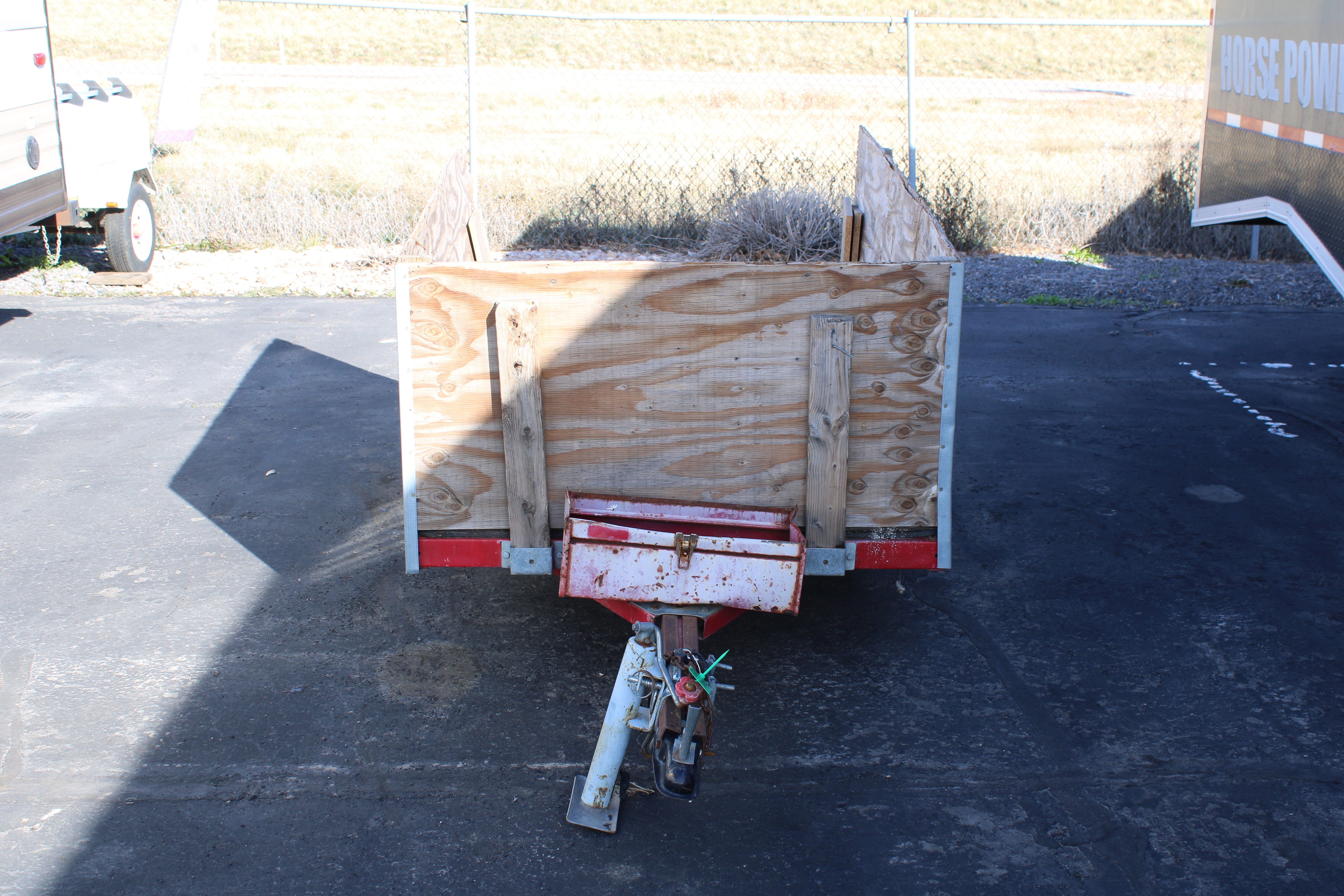 Homemade 4 x 8' Flatbed Trailer