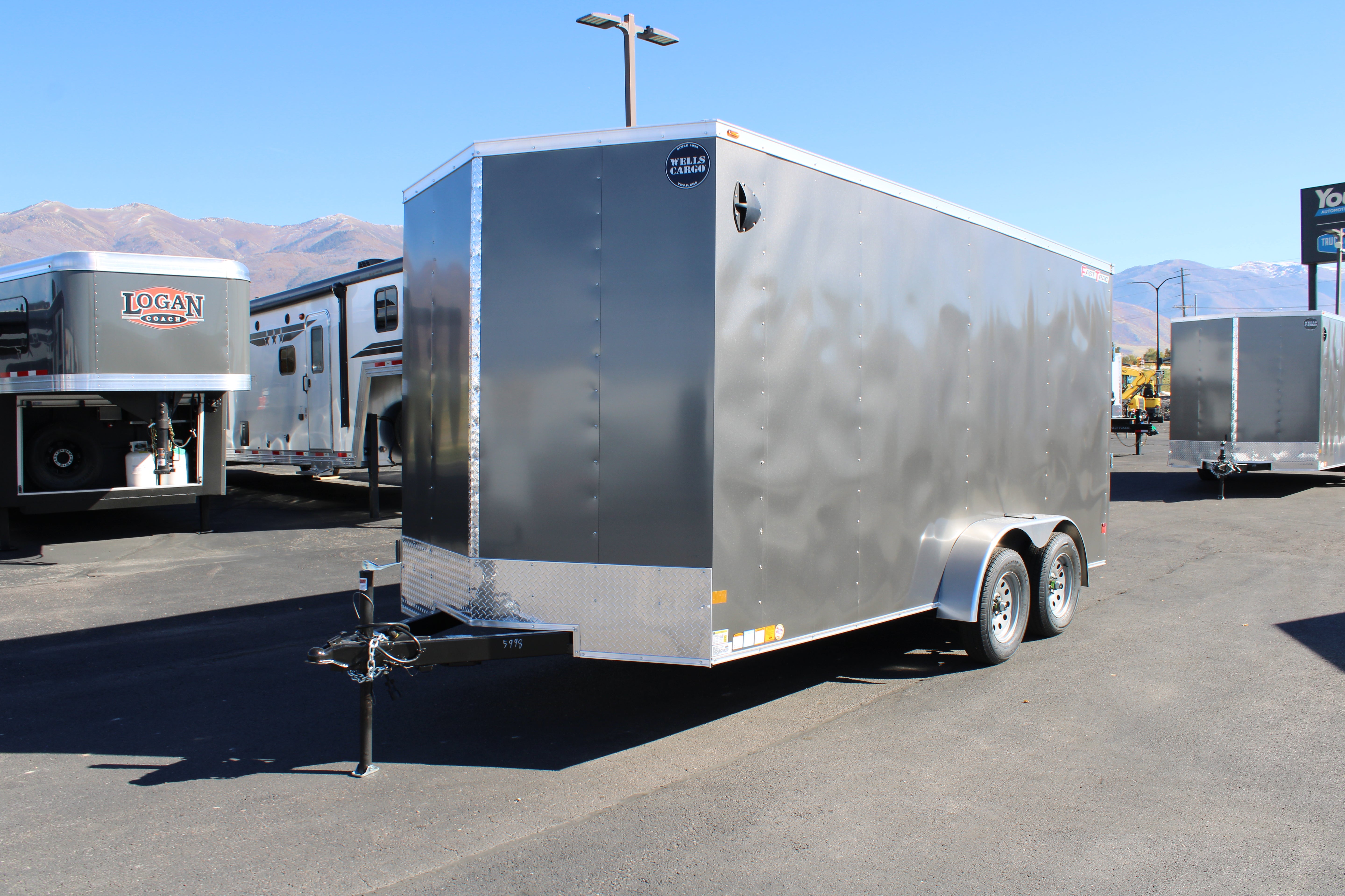 Wells Cargo 7 x 16 Deluxe Enclosed Trailer