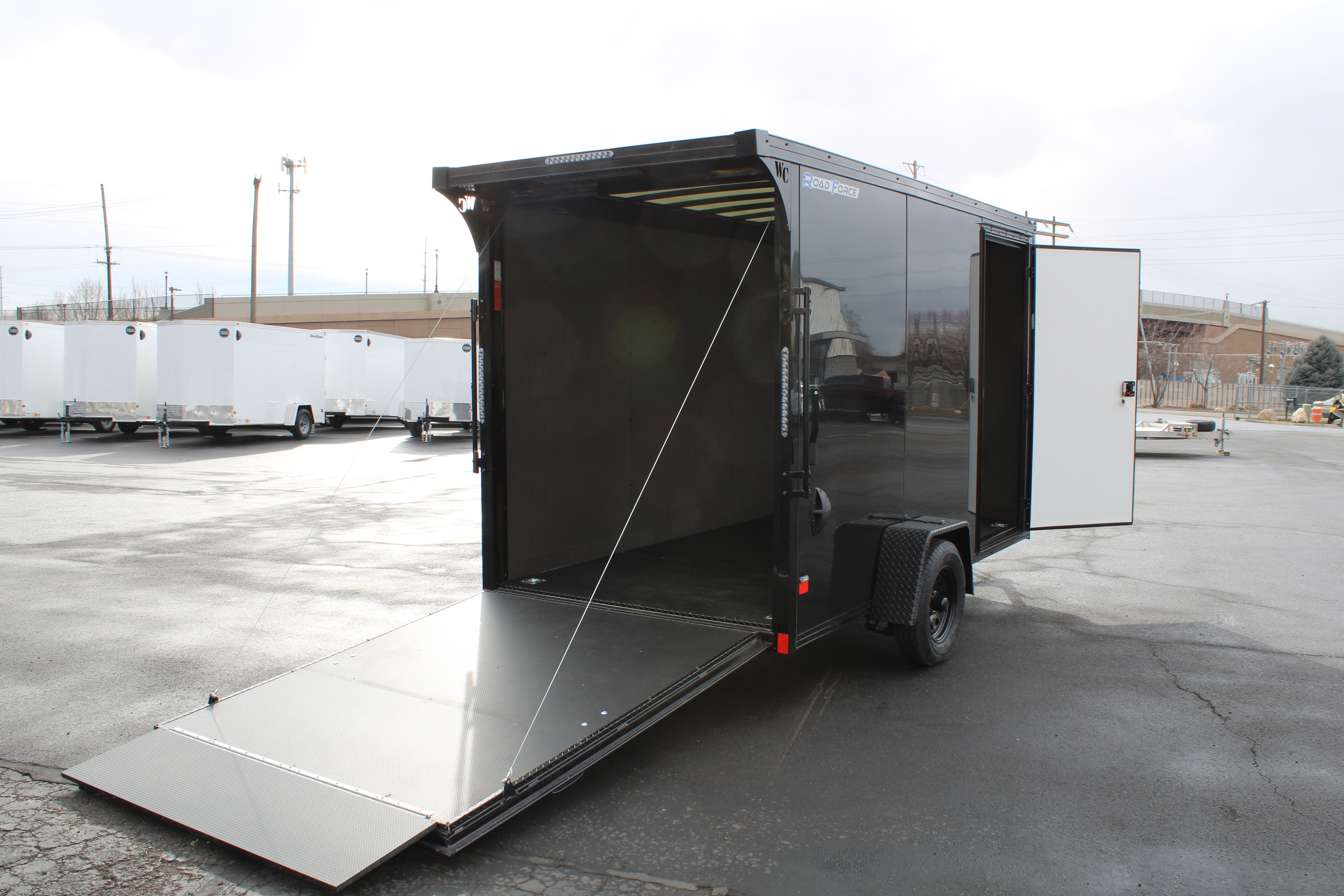 *New Model* Wells Cargo 6x12 Deluxe Enclosed Trailer