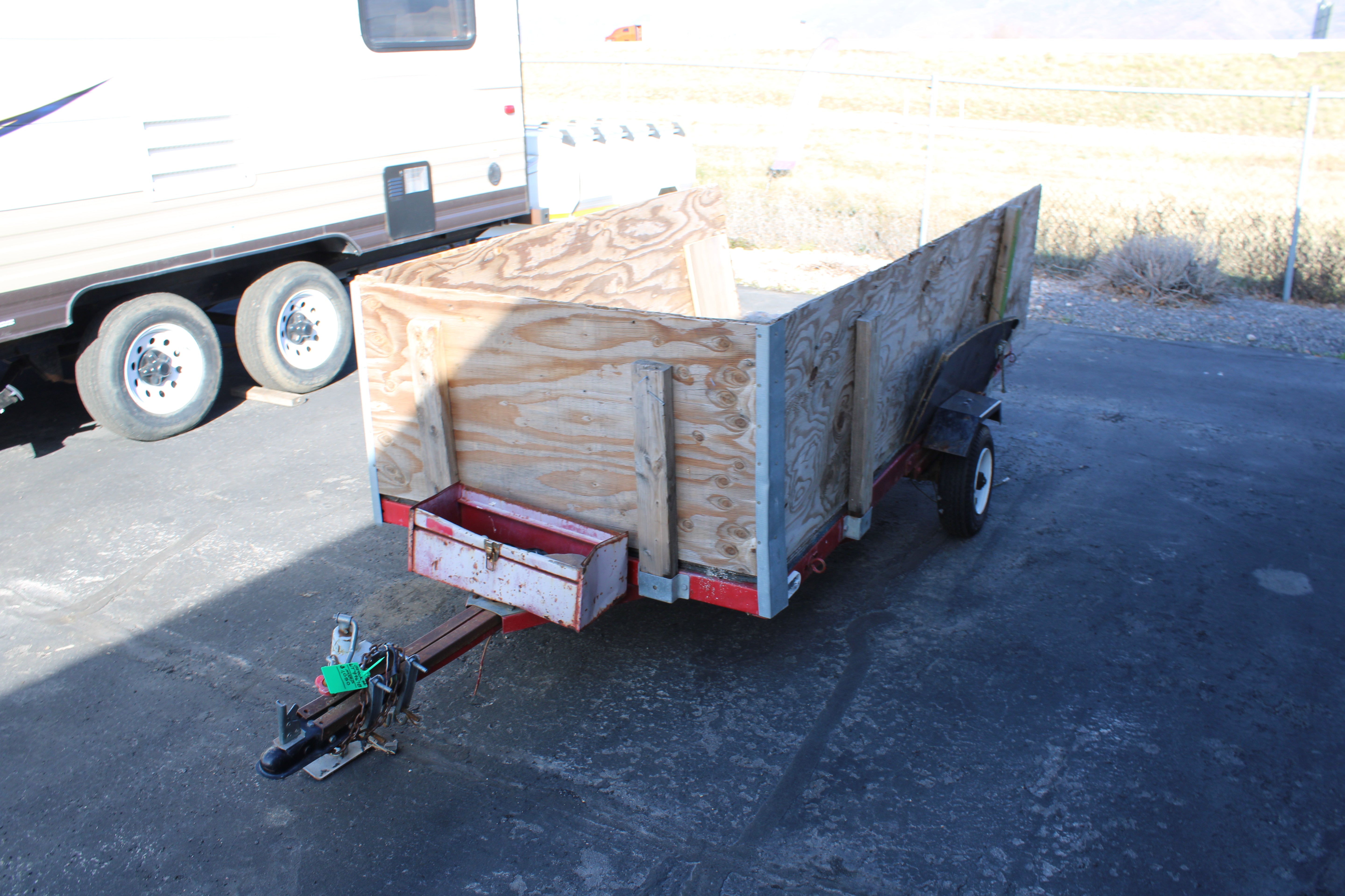Homemade 4 x 8' Flatbed Trailer