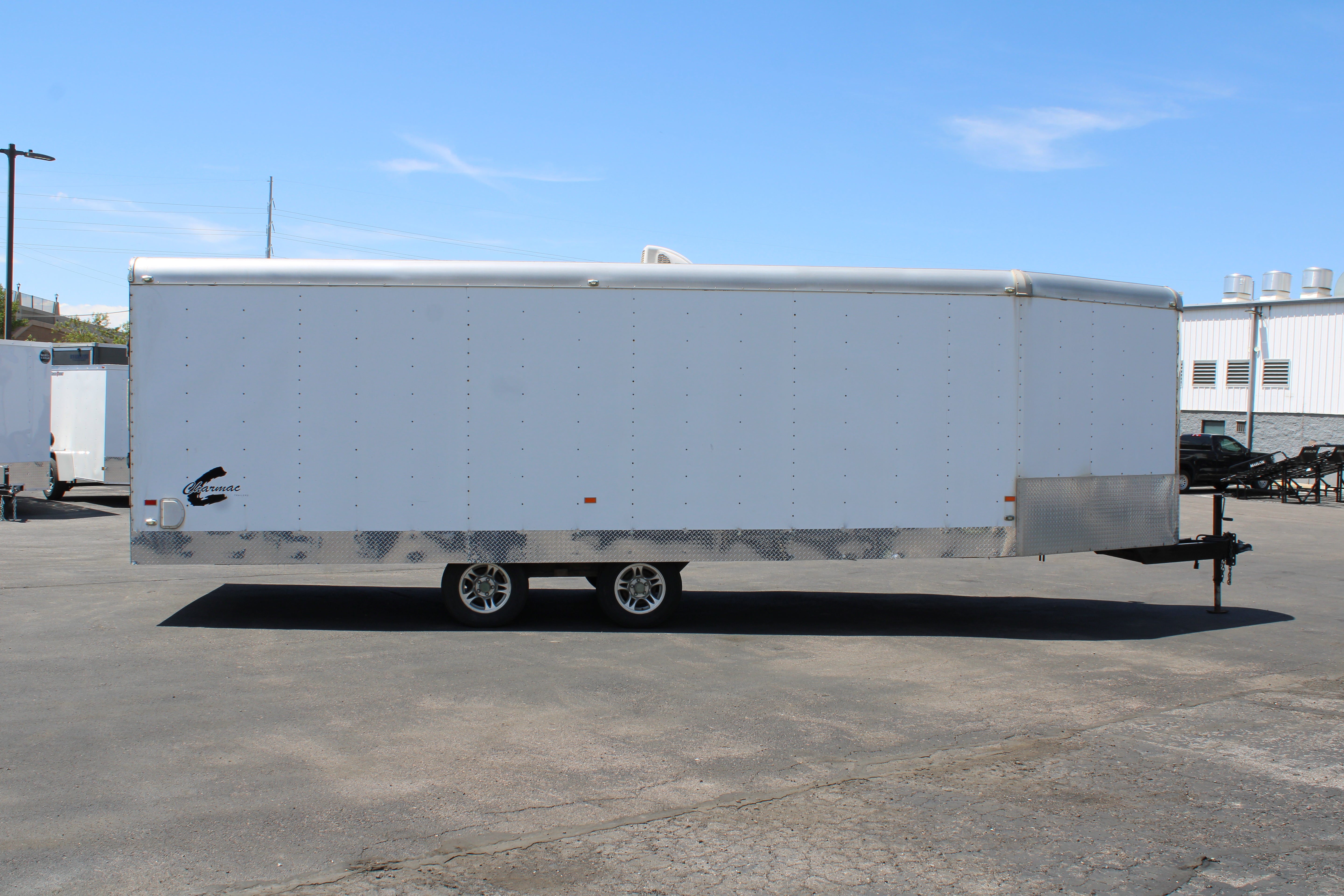 USED CHARMAC 28' SNOWMOBILE TRAILER