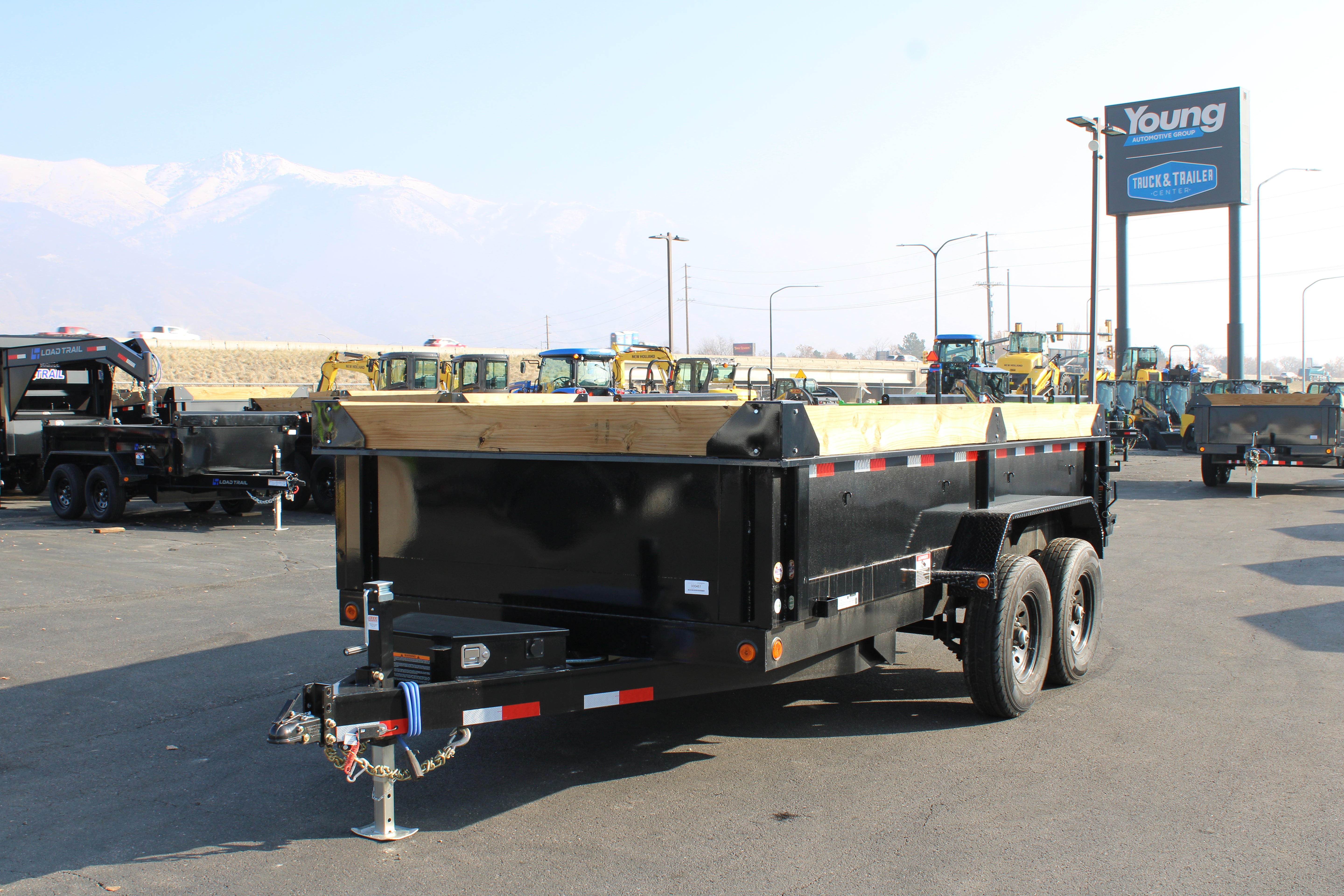 2024 Load Trail 83" x 14' Dump Trailer W/ Wood Extensions