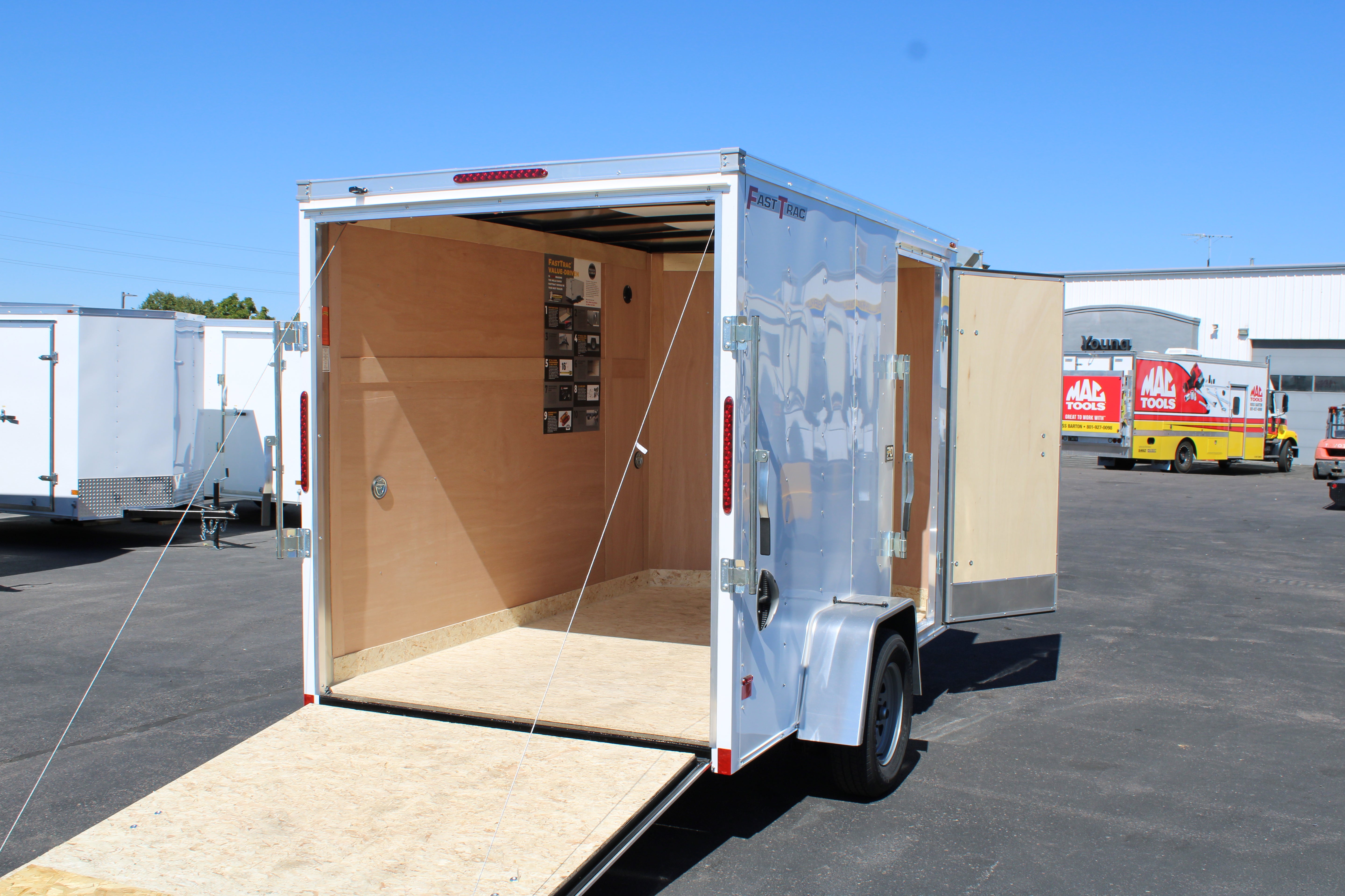 2025 Wells Cargo 6 x 10 Enclosed Trailer