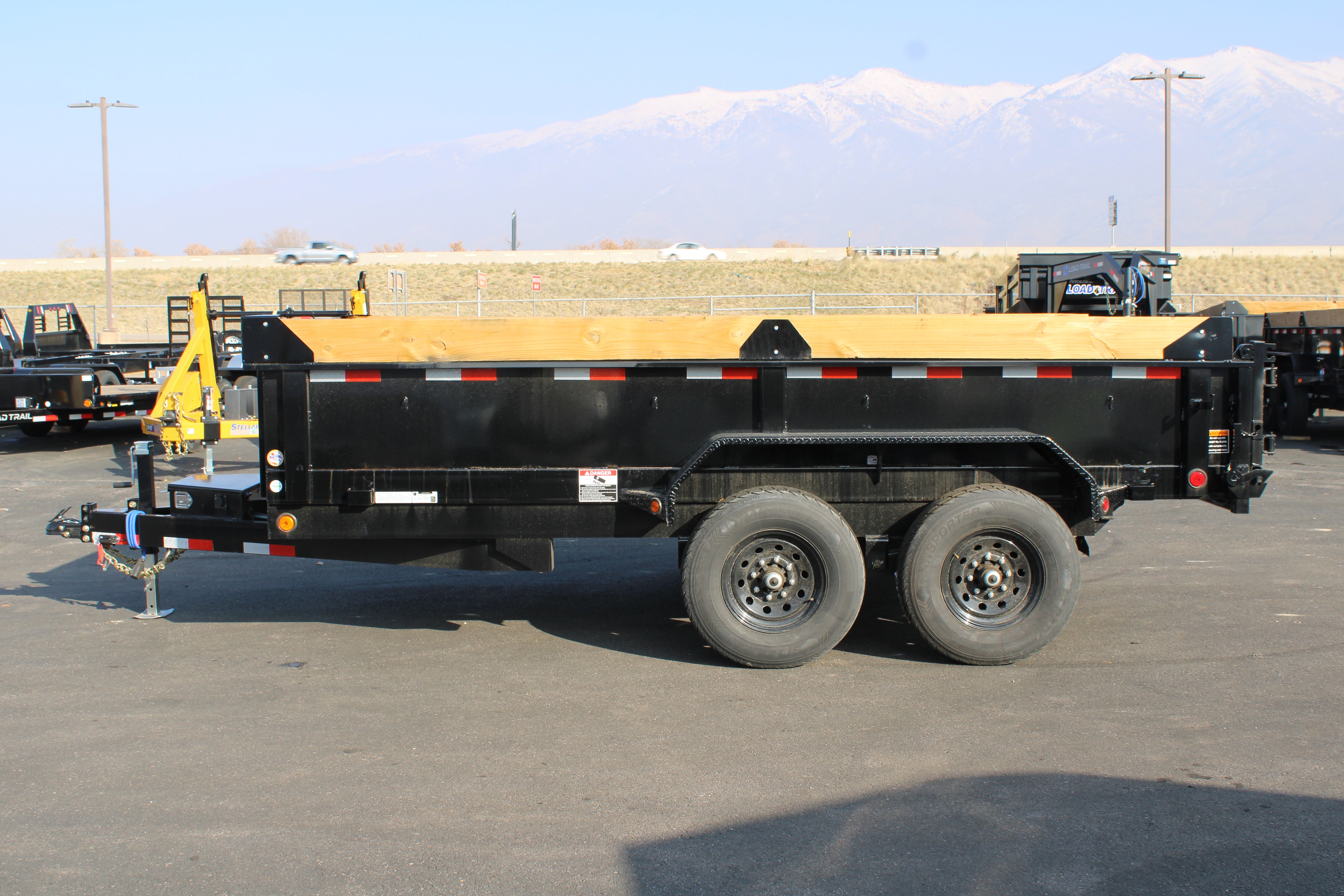 2024 Load Trail 83" x 14' Dump Trailer W/ Wood Extensions