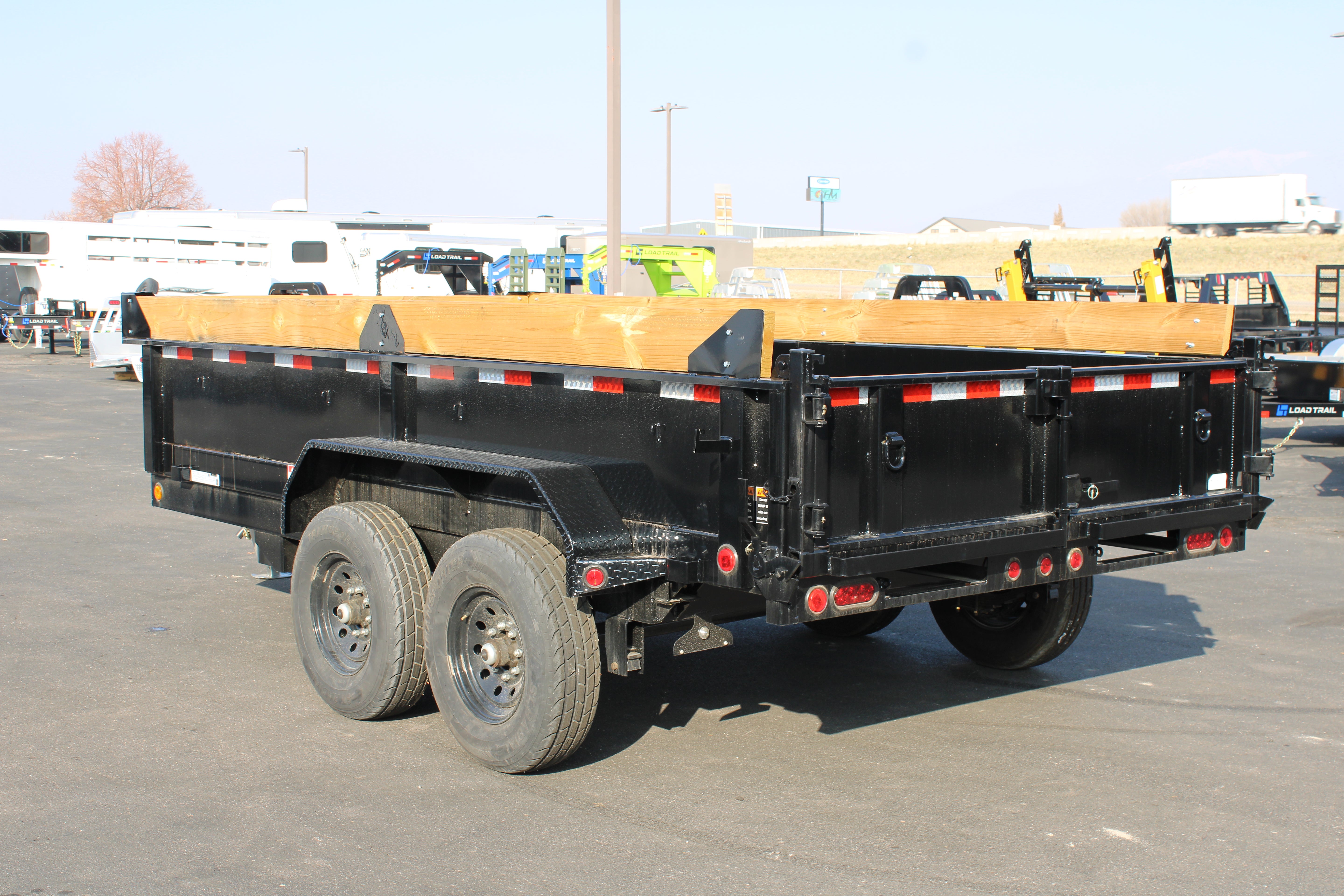 2024 Load Trail 83" x 14' Dump Trailer W/ Wood Extensions