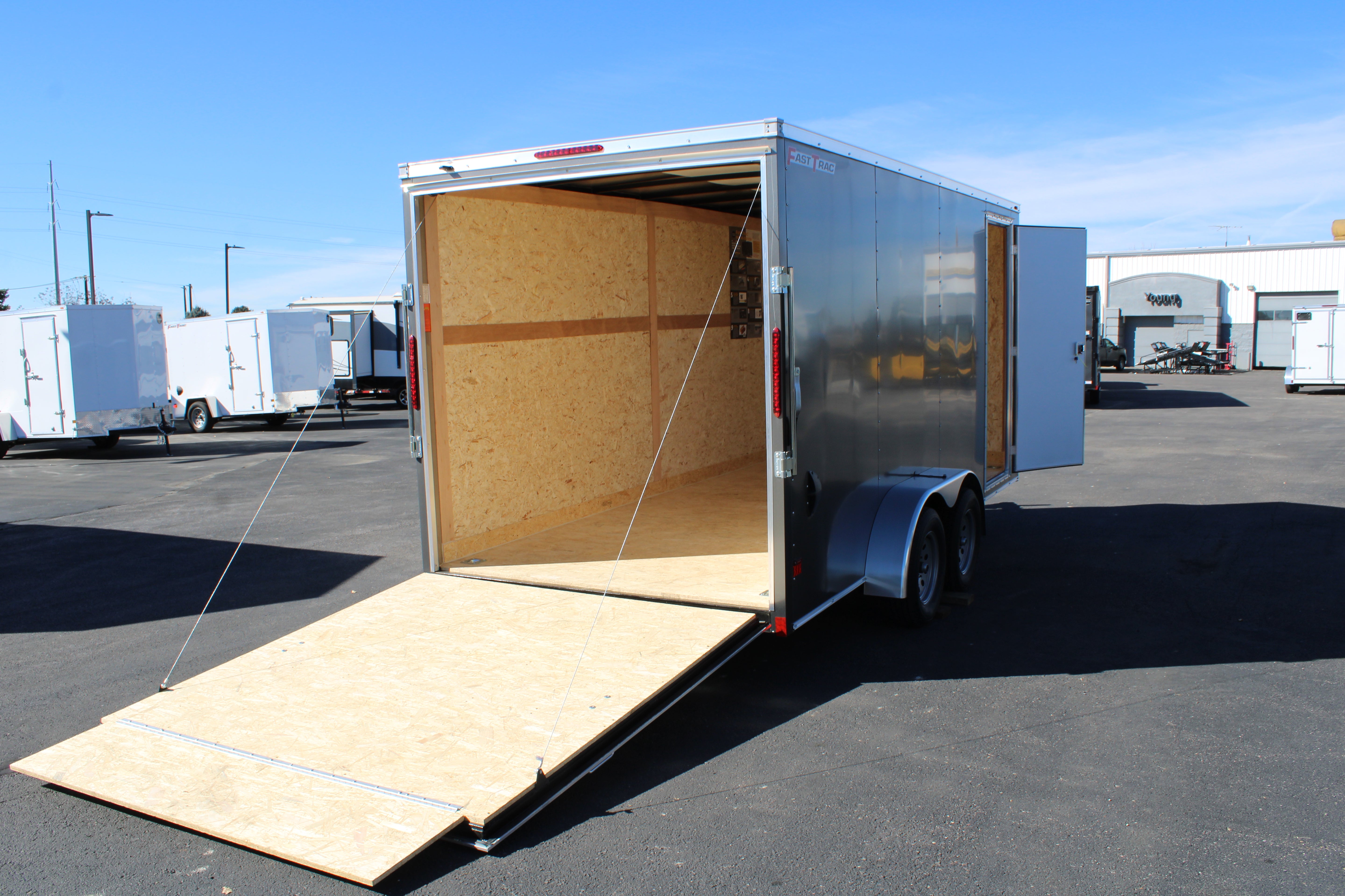 Wells Cargo 7 x 16 Deluxe Enclosed Trailer