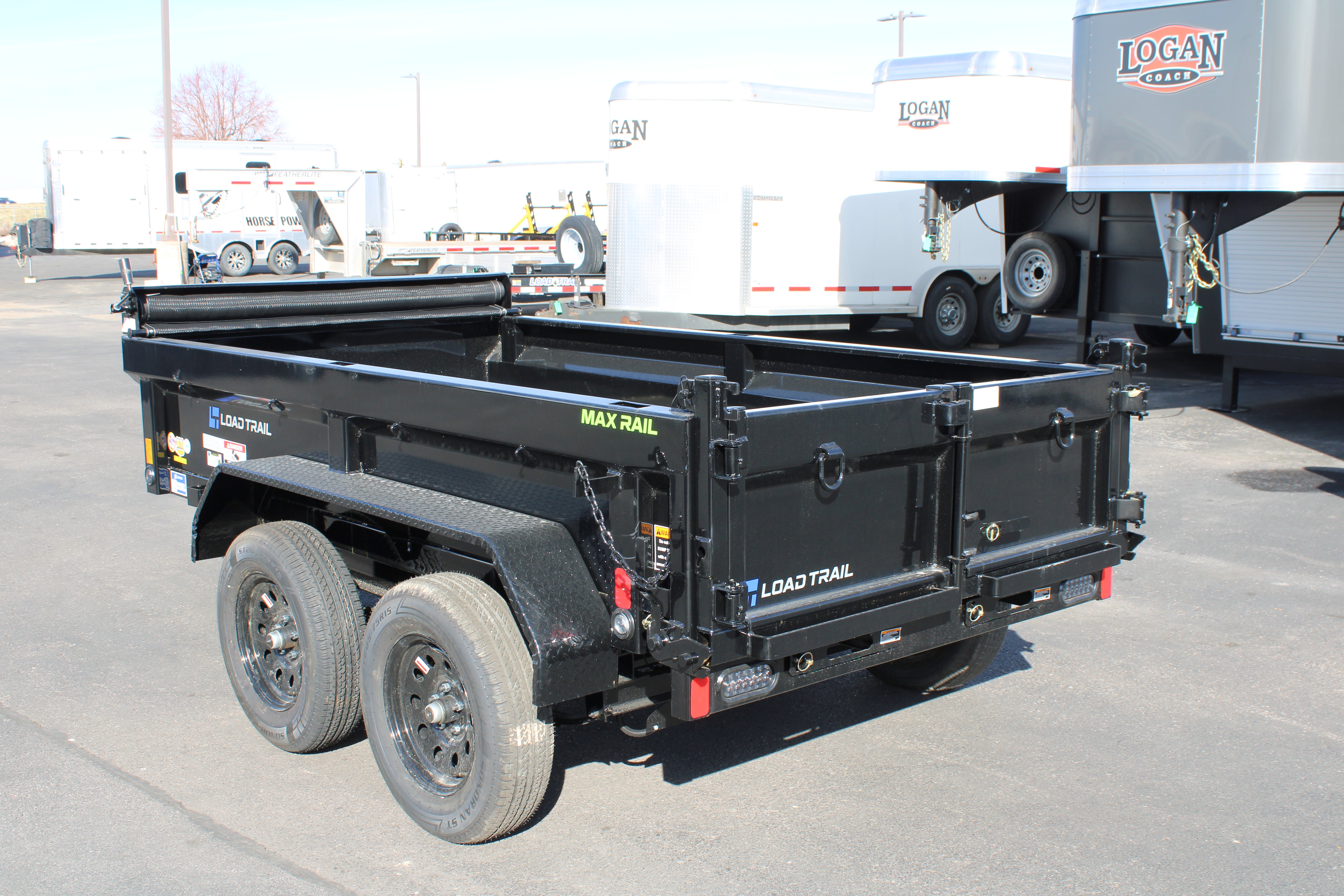 Load Trailer DL 14' Dump Trailer