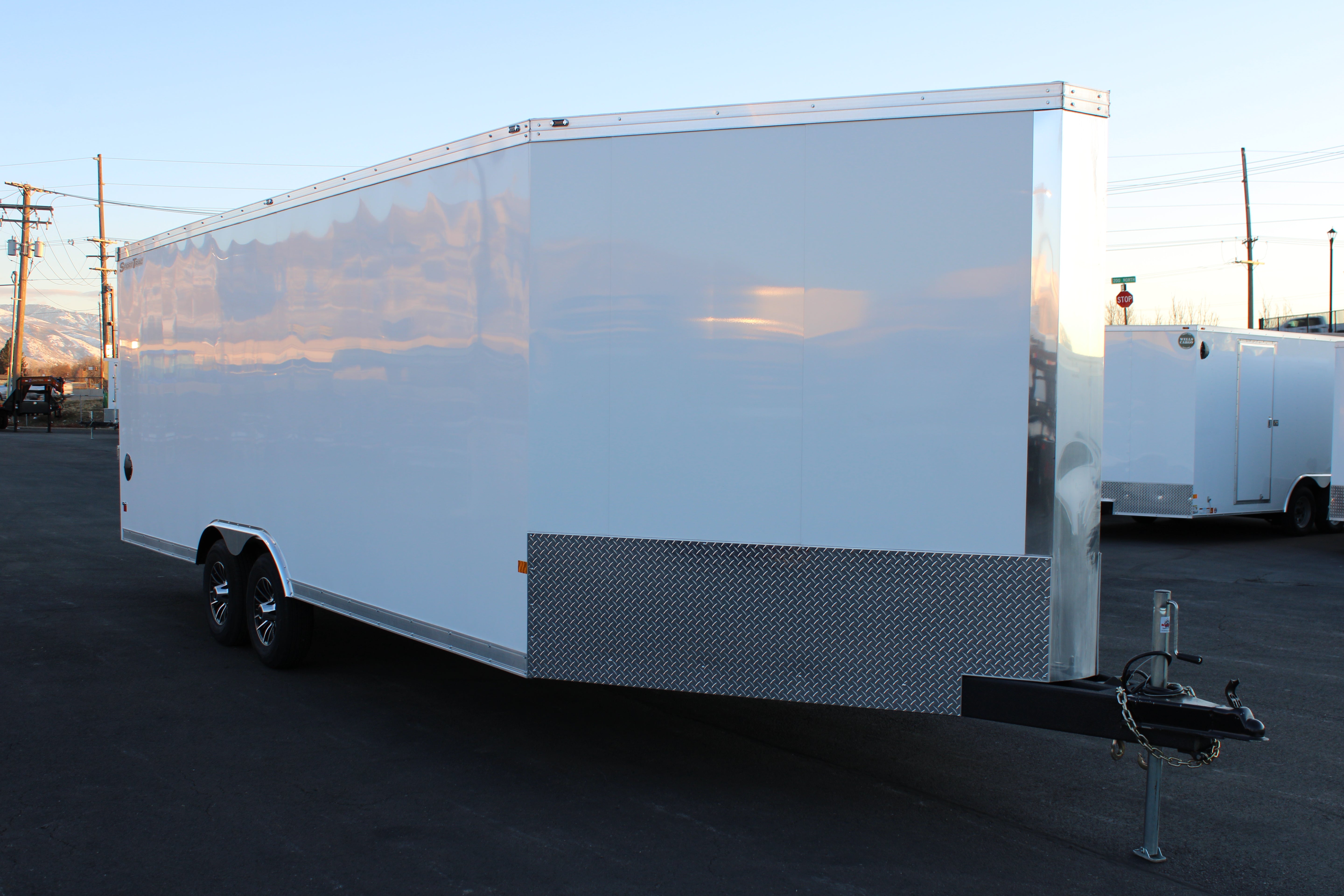 2025 Wells Cargo 8.5 x 28 Enclosed Snowmobile Trailer