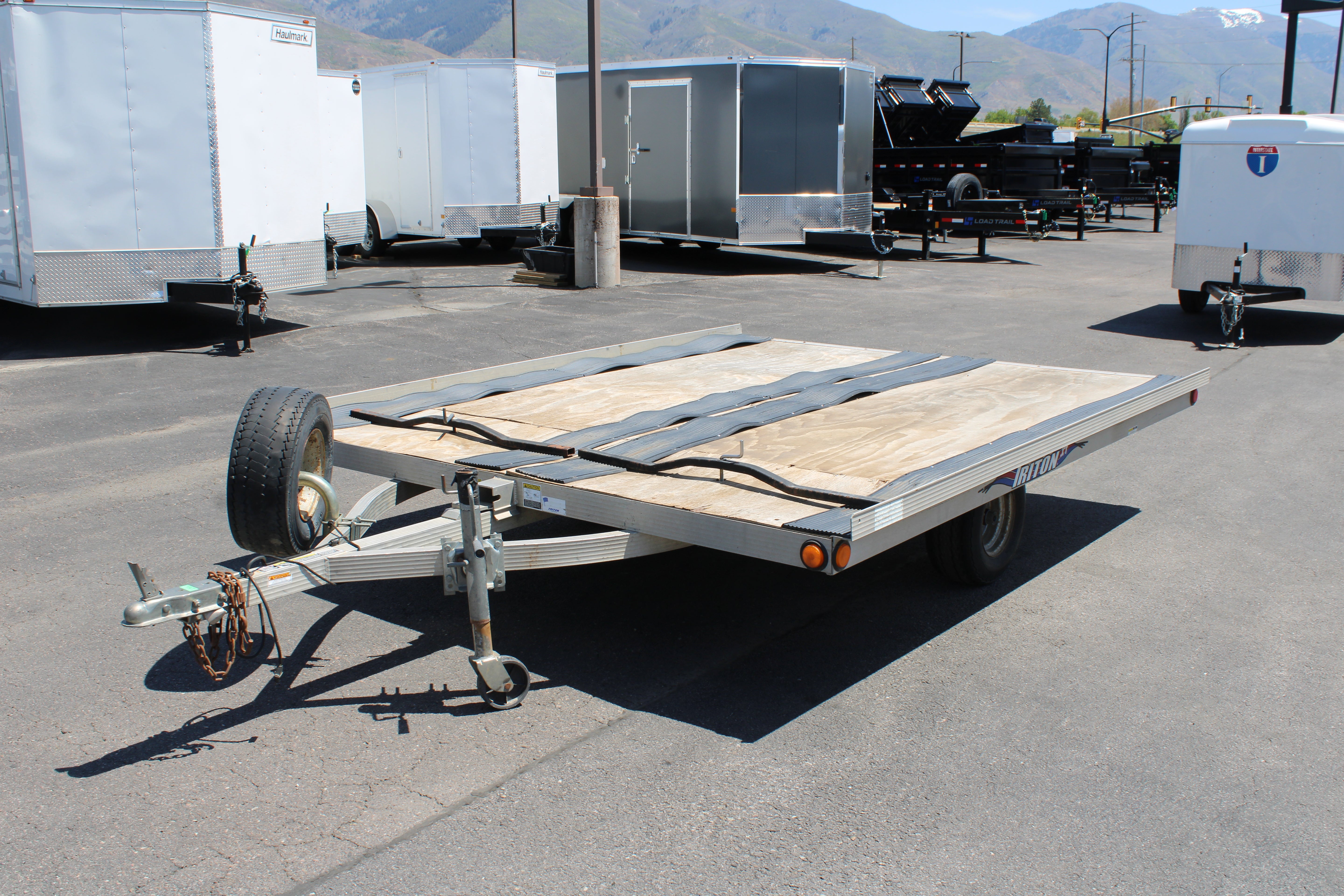 USED TRITON SNOWMOBILE TRAILER