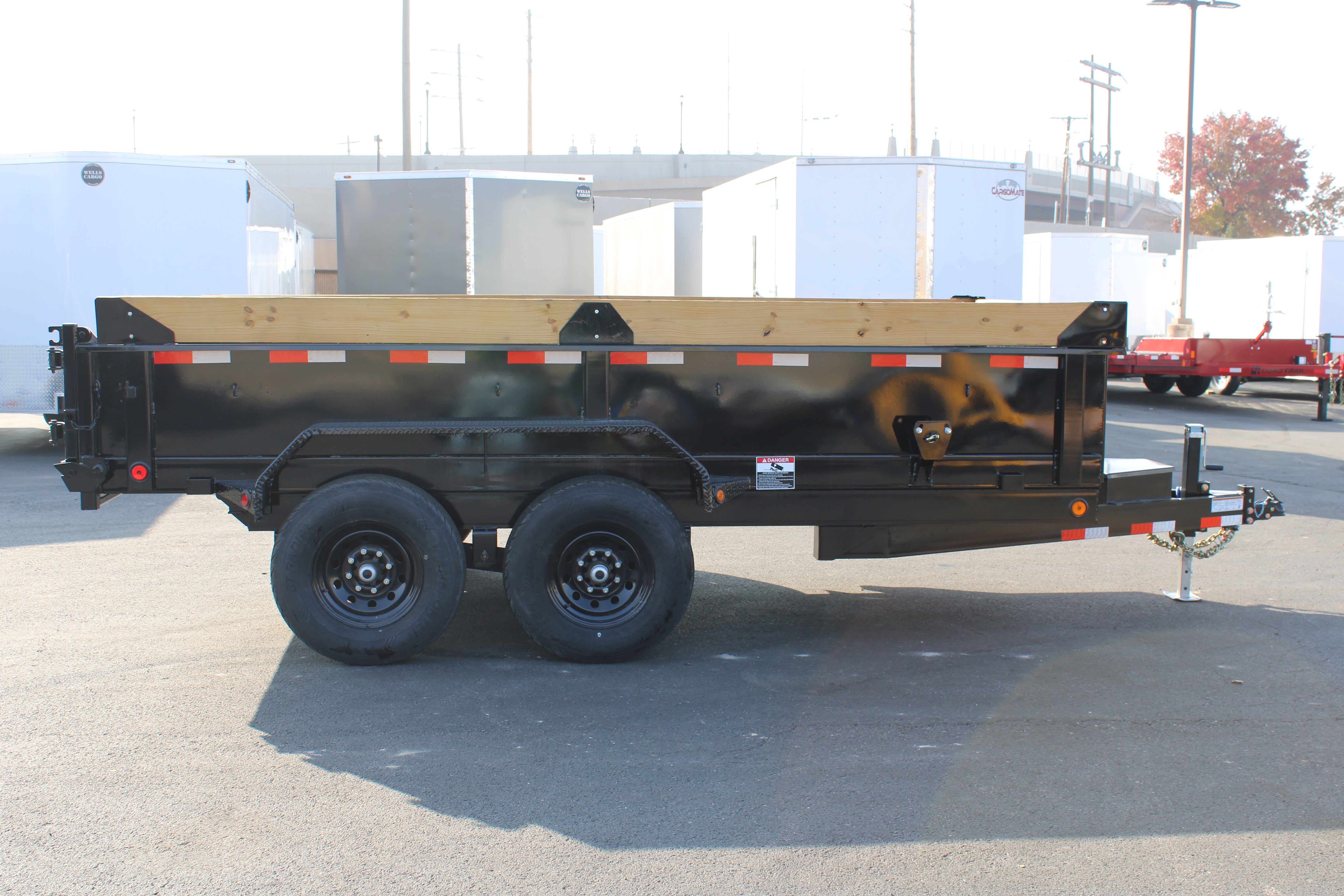 2024 Load Trail 83" x 14' Dump Trailer W/ Wood Extensions