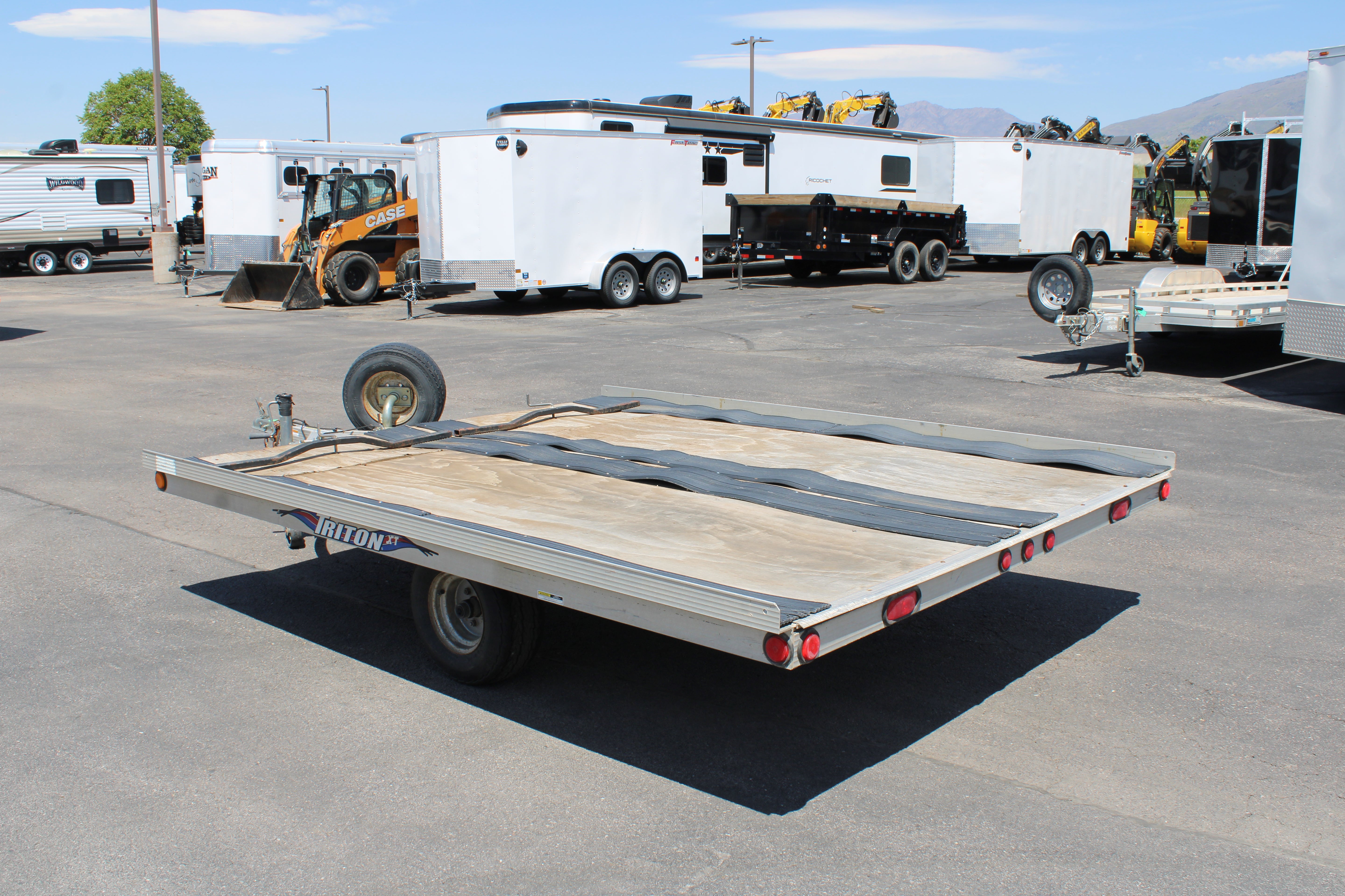 USED TRITON SNOWMOBILE TRAILER
