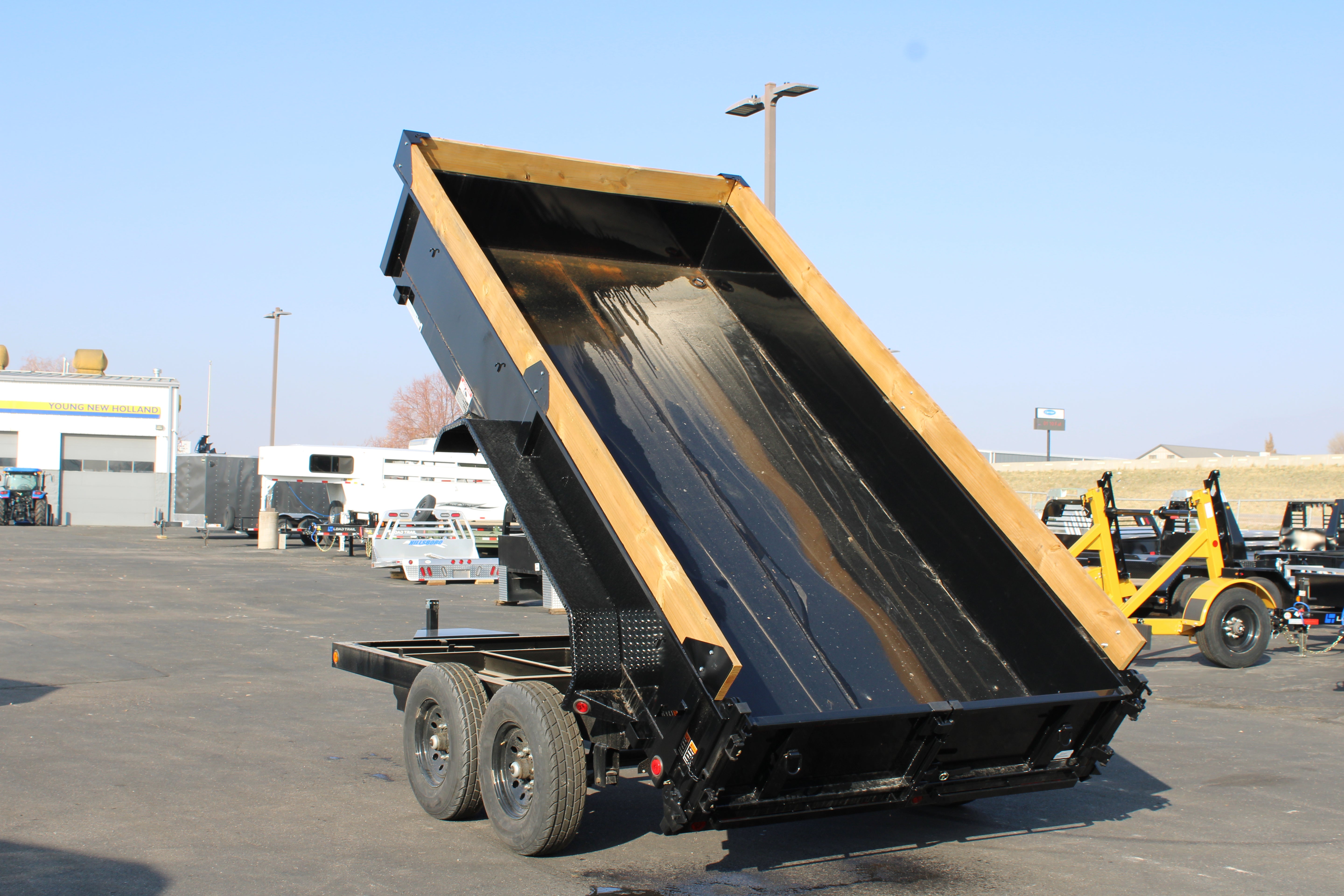 2024 Load Trail 83" x 14' Dump Trailer W/ Wood Extensions