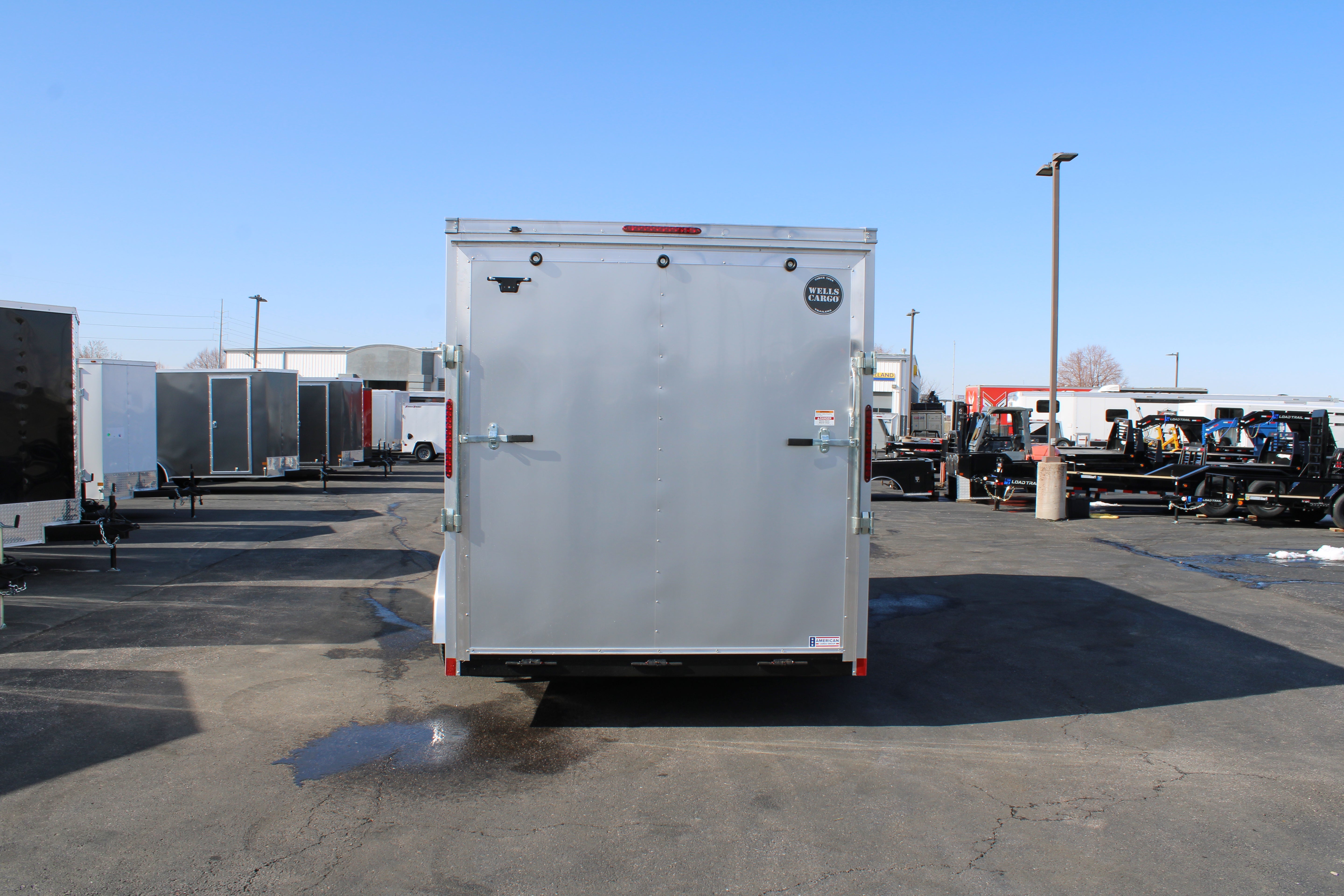 2025 Wells Cargo 7 x 16 Deluxe Enclosed Trailer