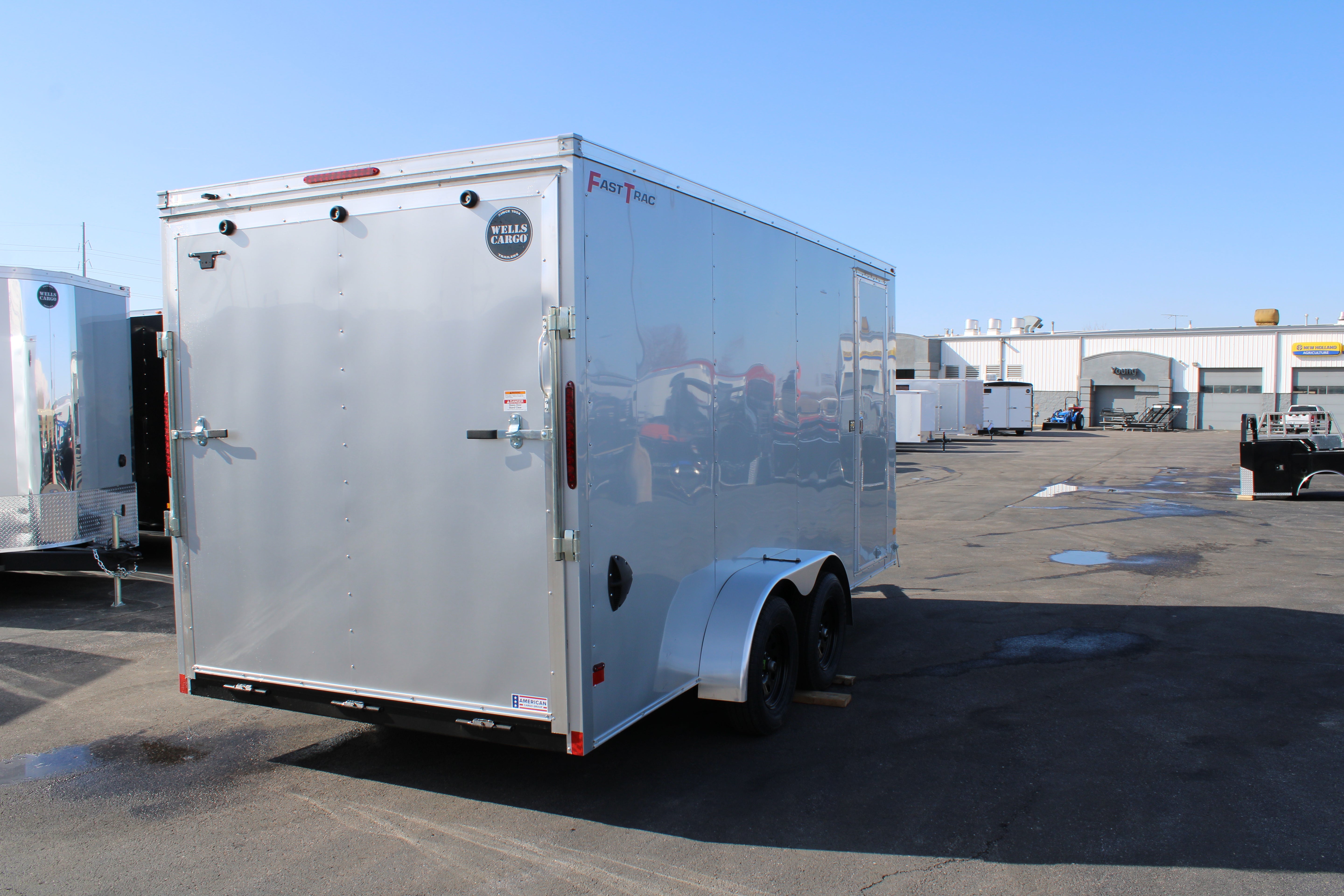 2025 Wells Cargo 7 x 16 Deluxe Enclosed Trailer