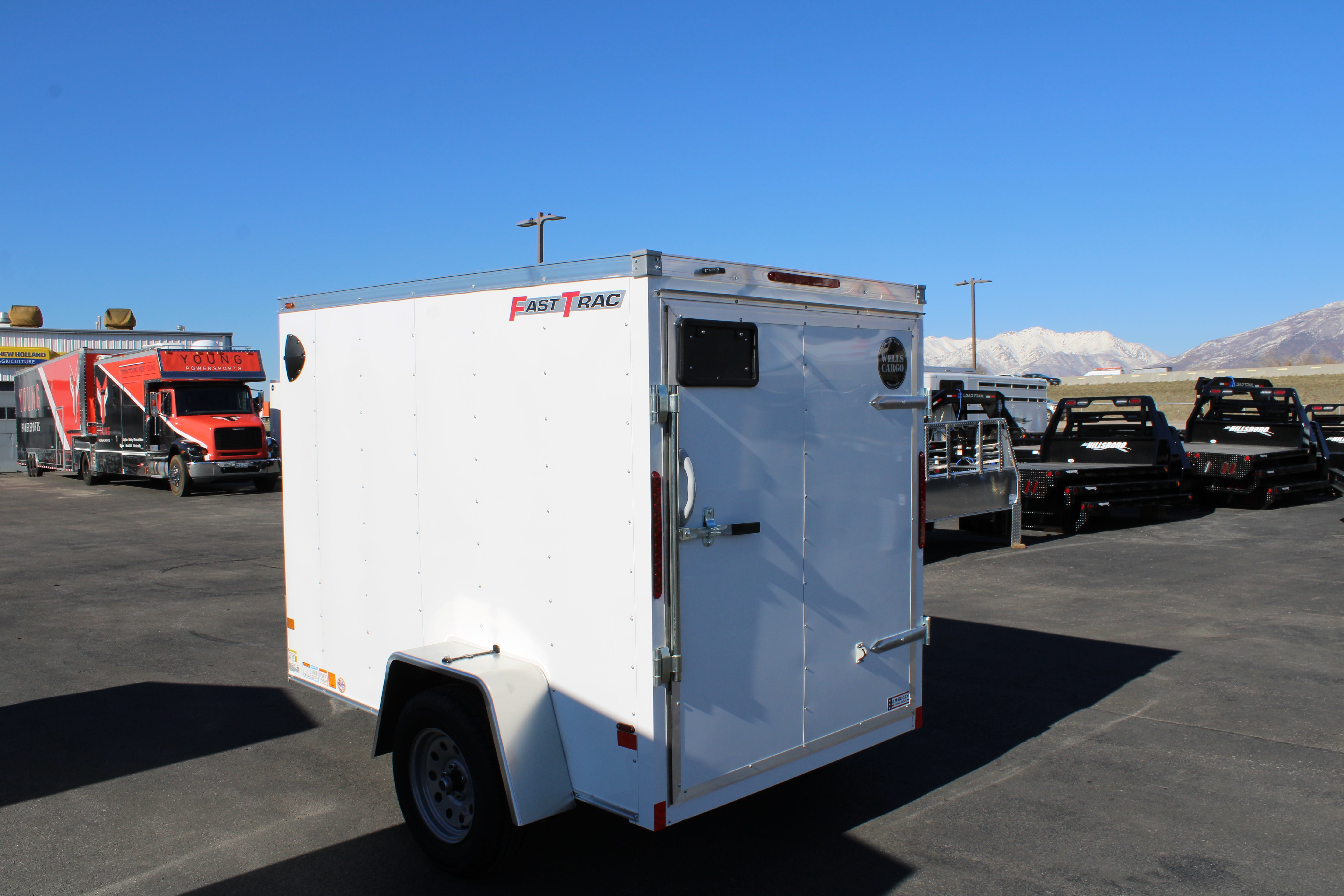 2025 Wells Cargo 5 x 8 Enclosed Trailer