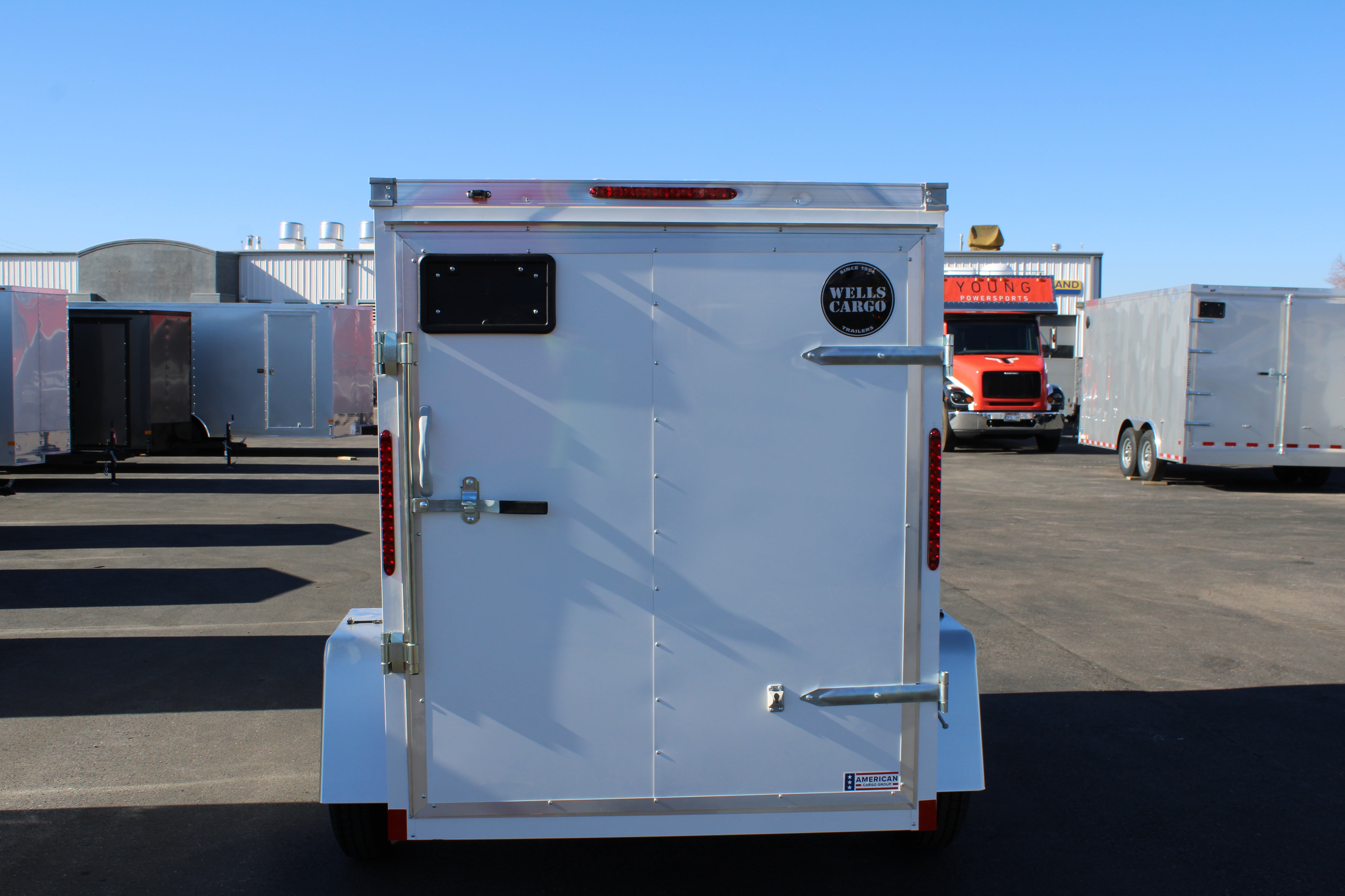 2025 Wells Cargo 5 x 8 Enclosed Trailer