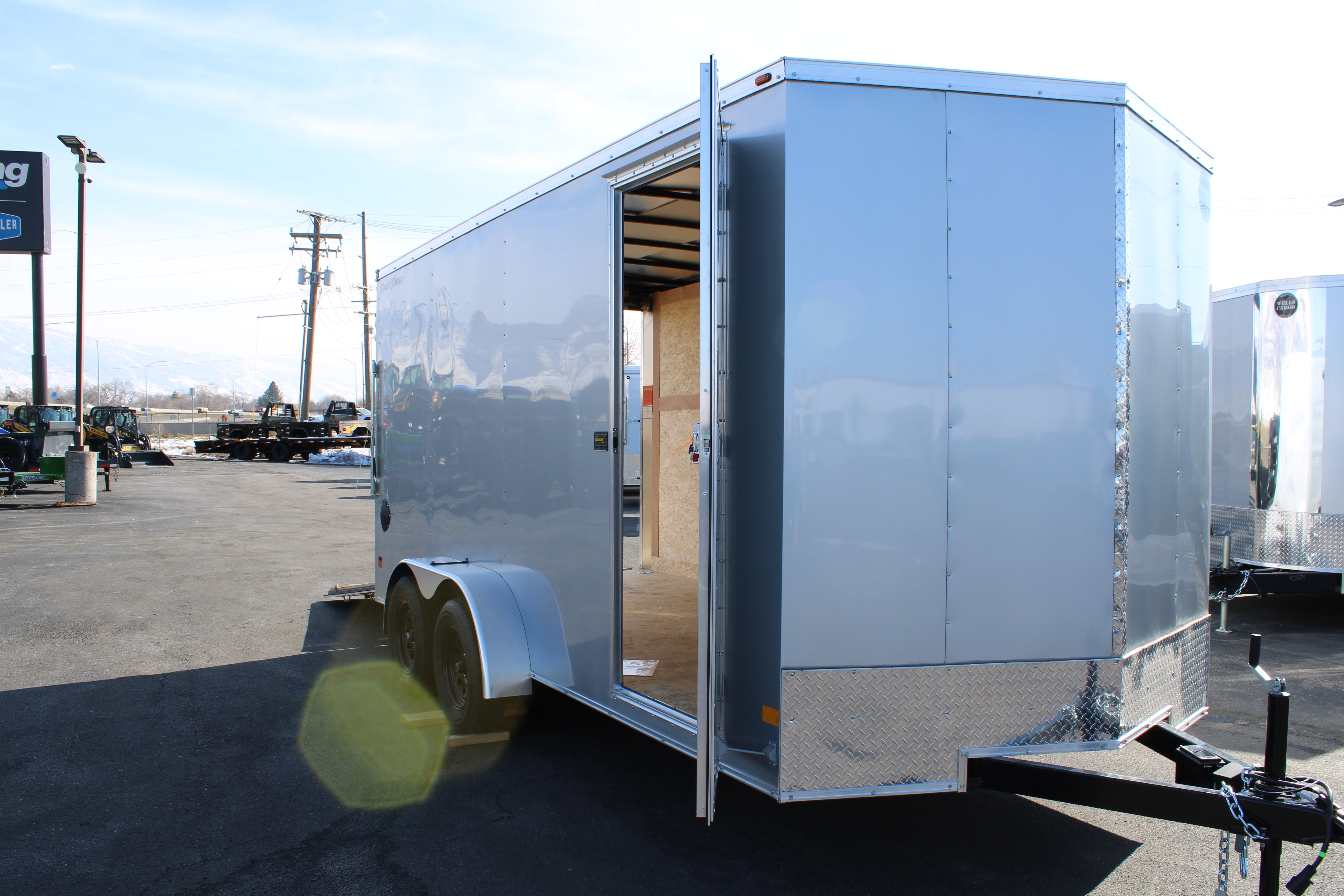 2025 Wells Cargo 7 x 16 Deluxe Enclosed Trailer