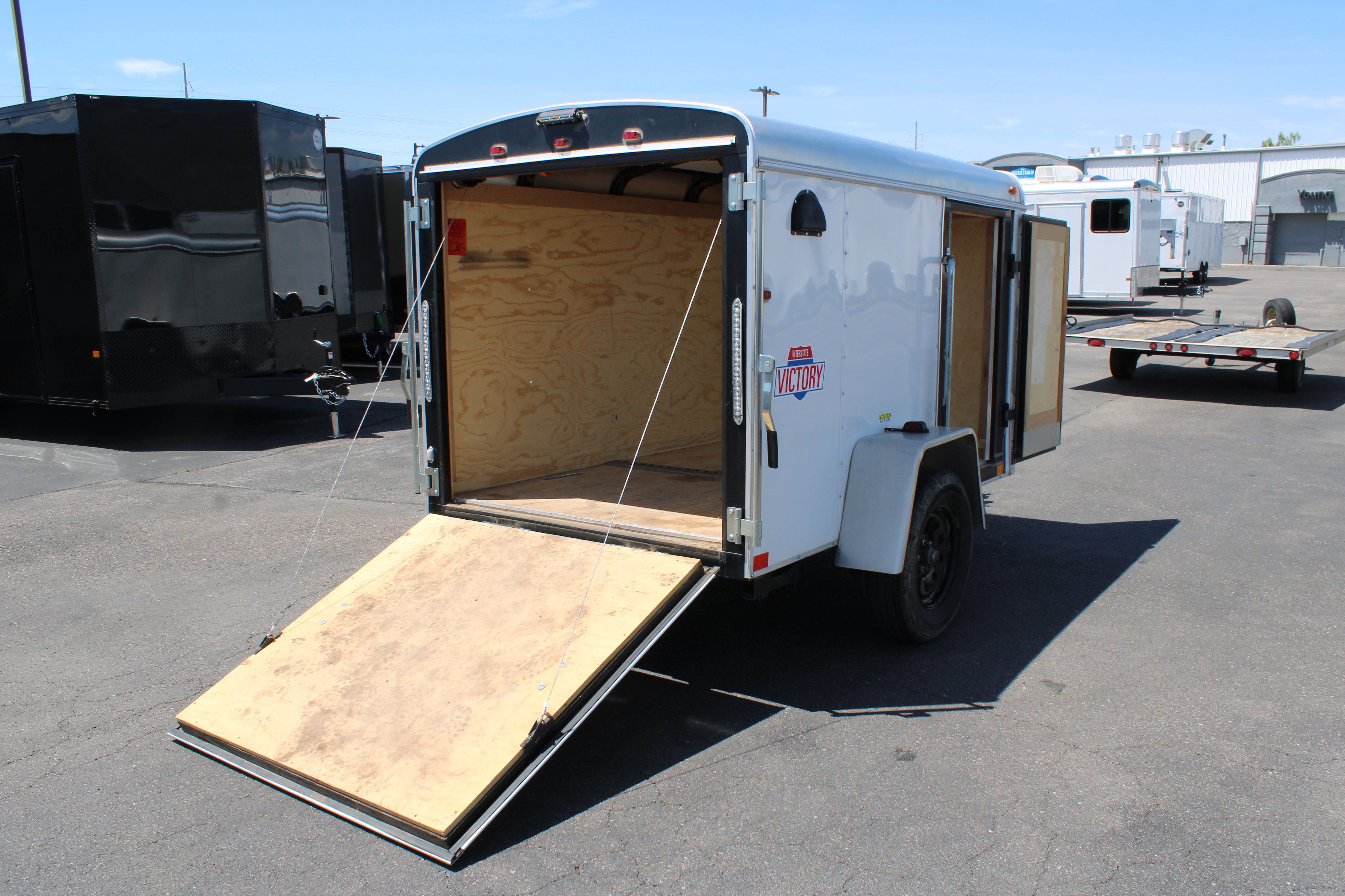 USED 5X8 ENCLOSED TRAILER