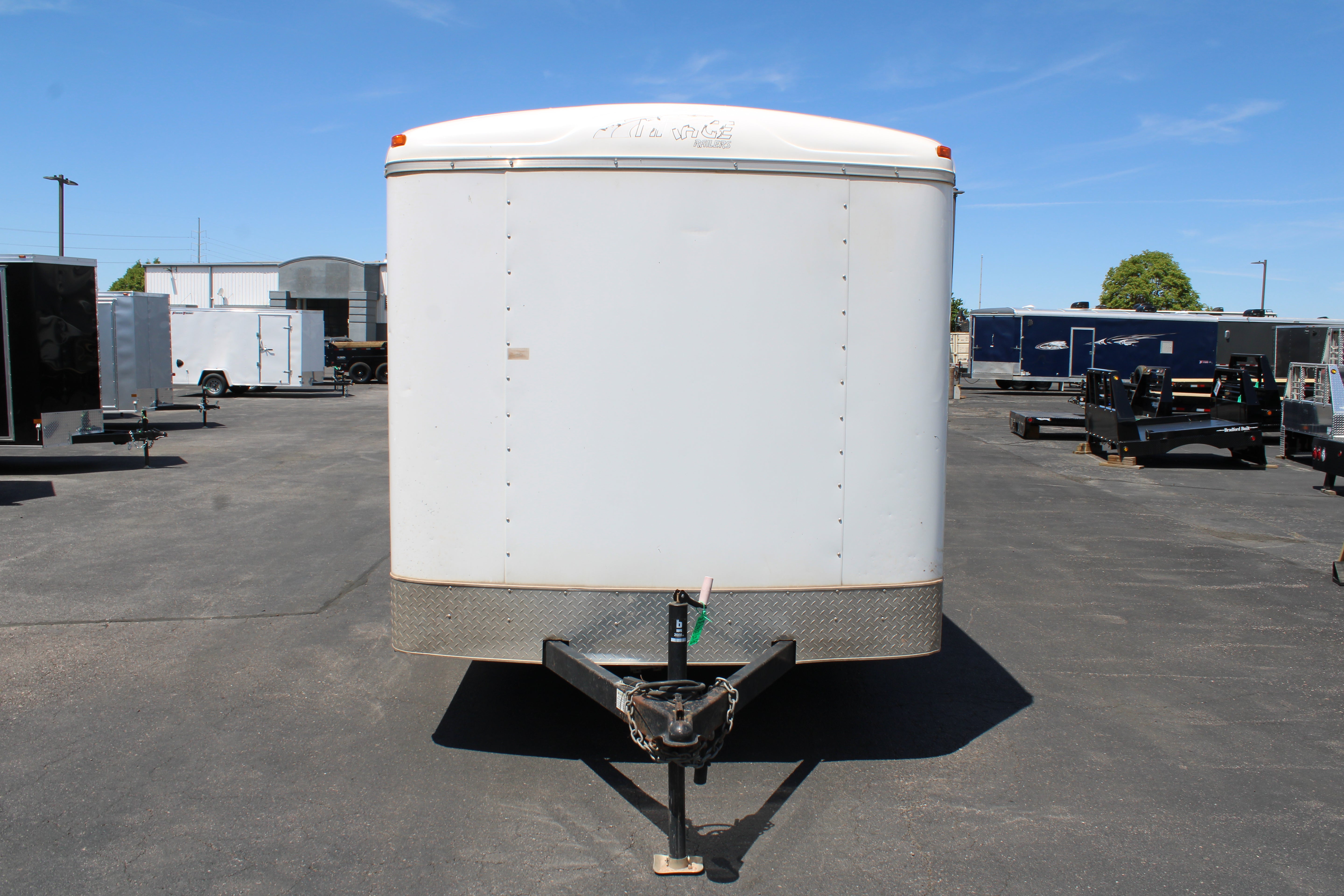 USED MIRAGE 7X14 ENCLOSED TRAILER