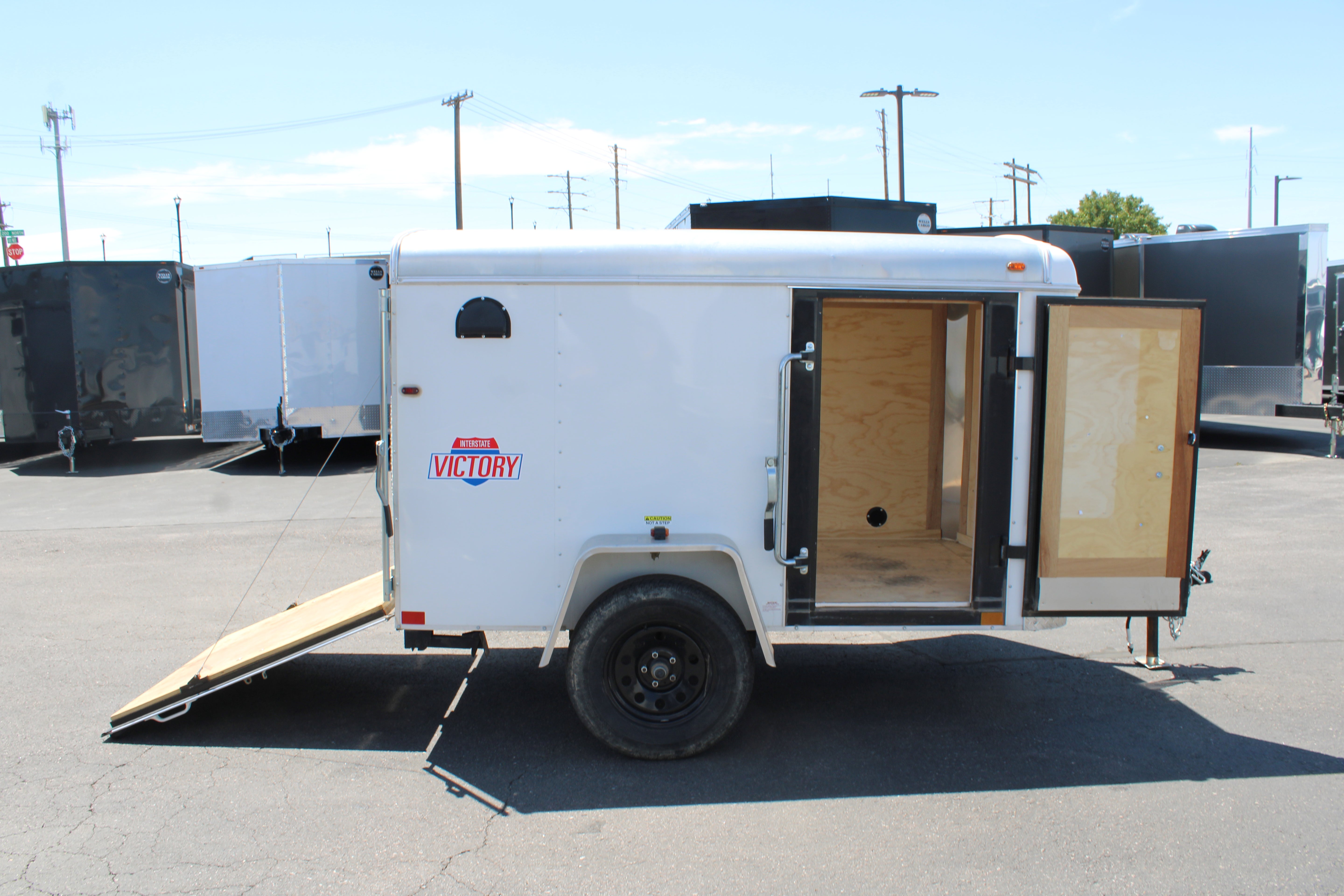 USED 5X8 ENCLOSED TRAILER