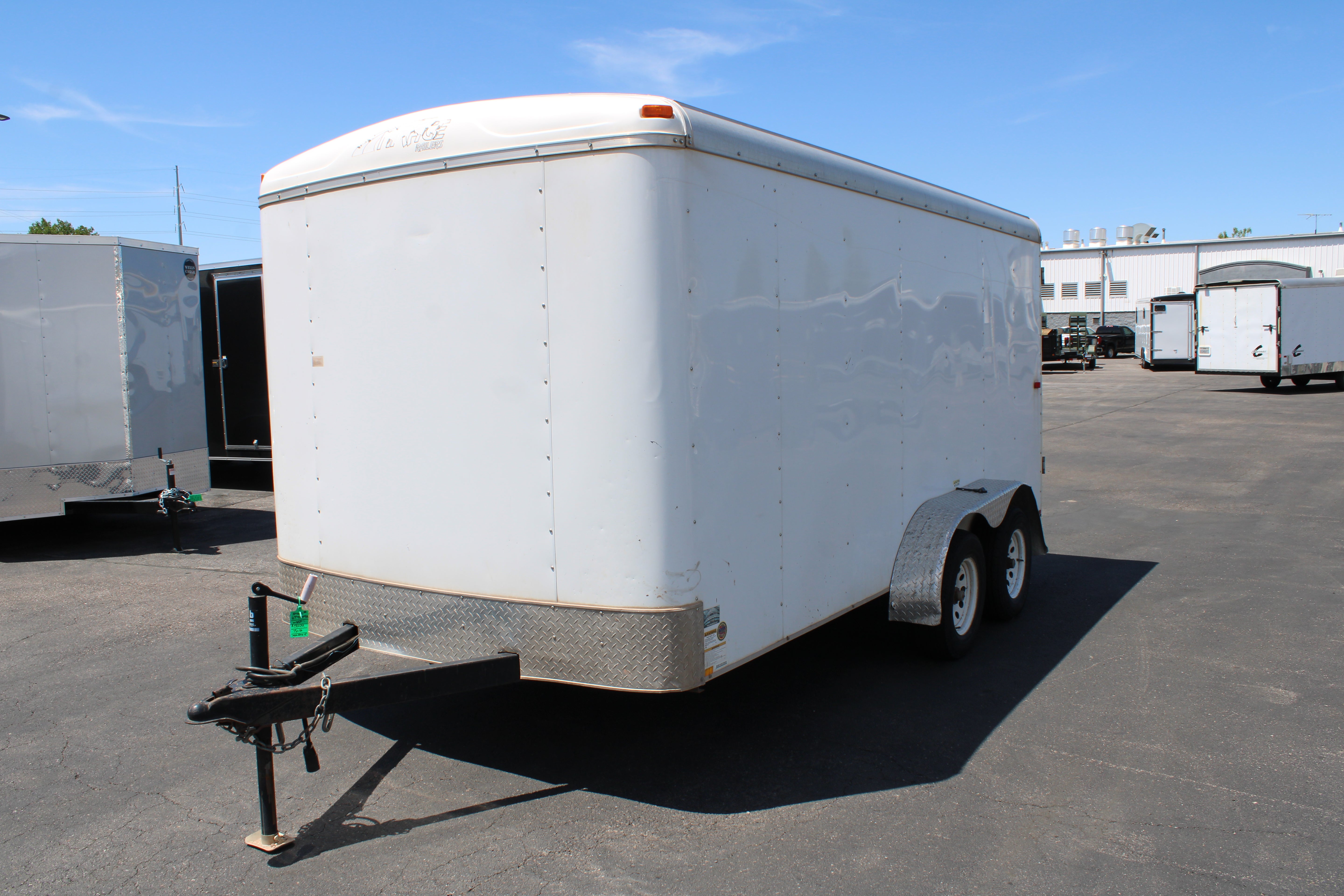 USED MIRAGE 7X14 ENCLOSED TRAILER