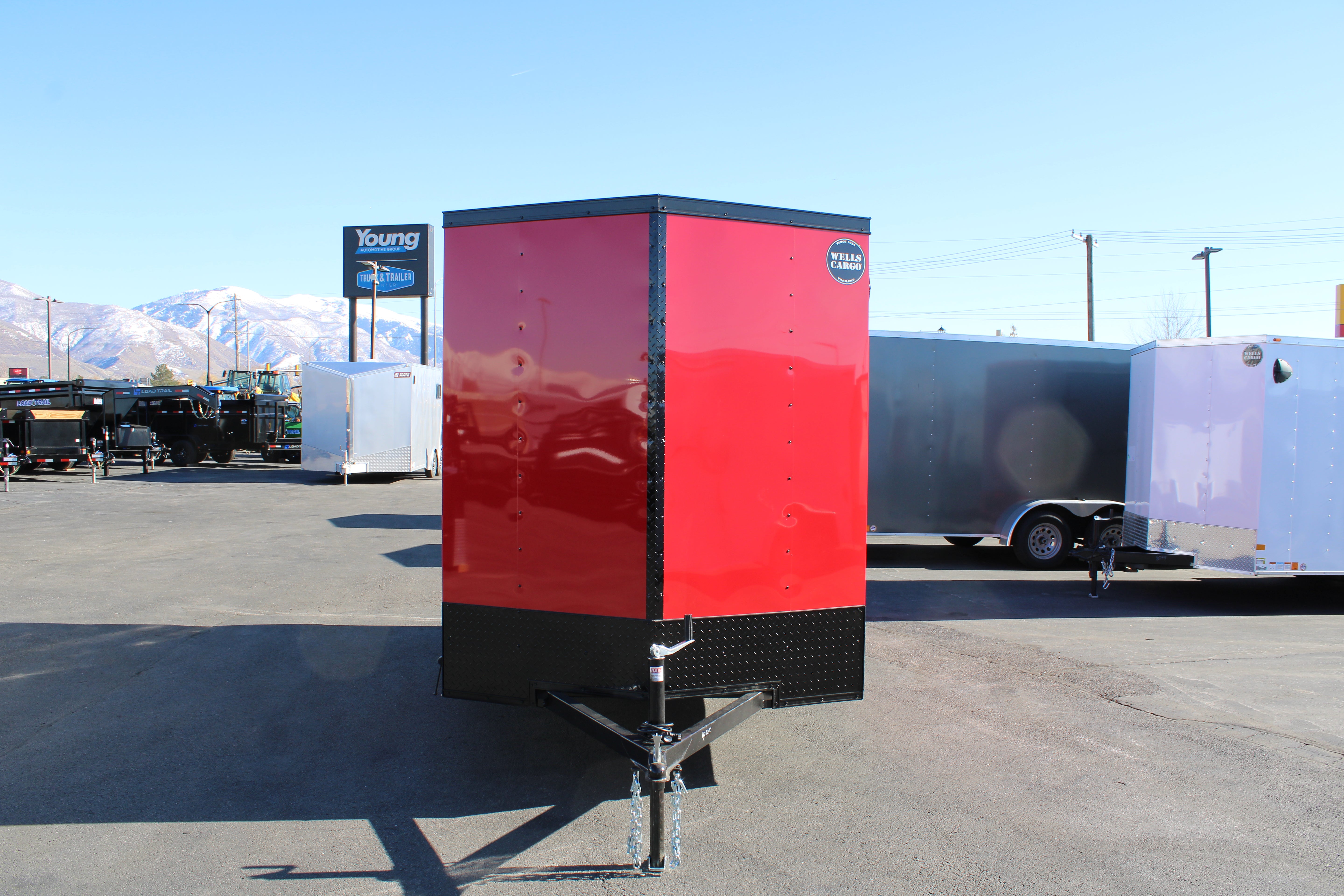 2025 Wells Cargo 6 x 12 Deluxe Enclosed Trailer