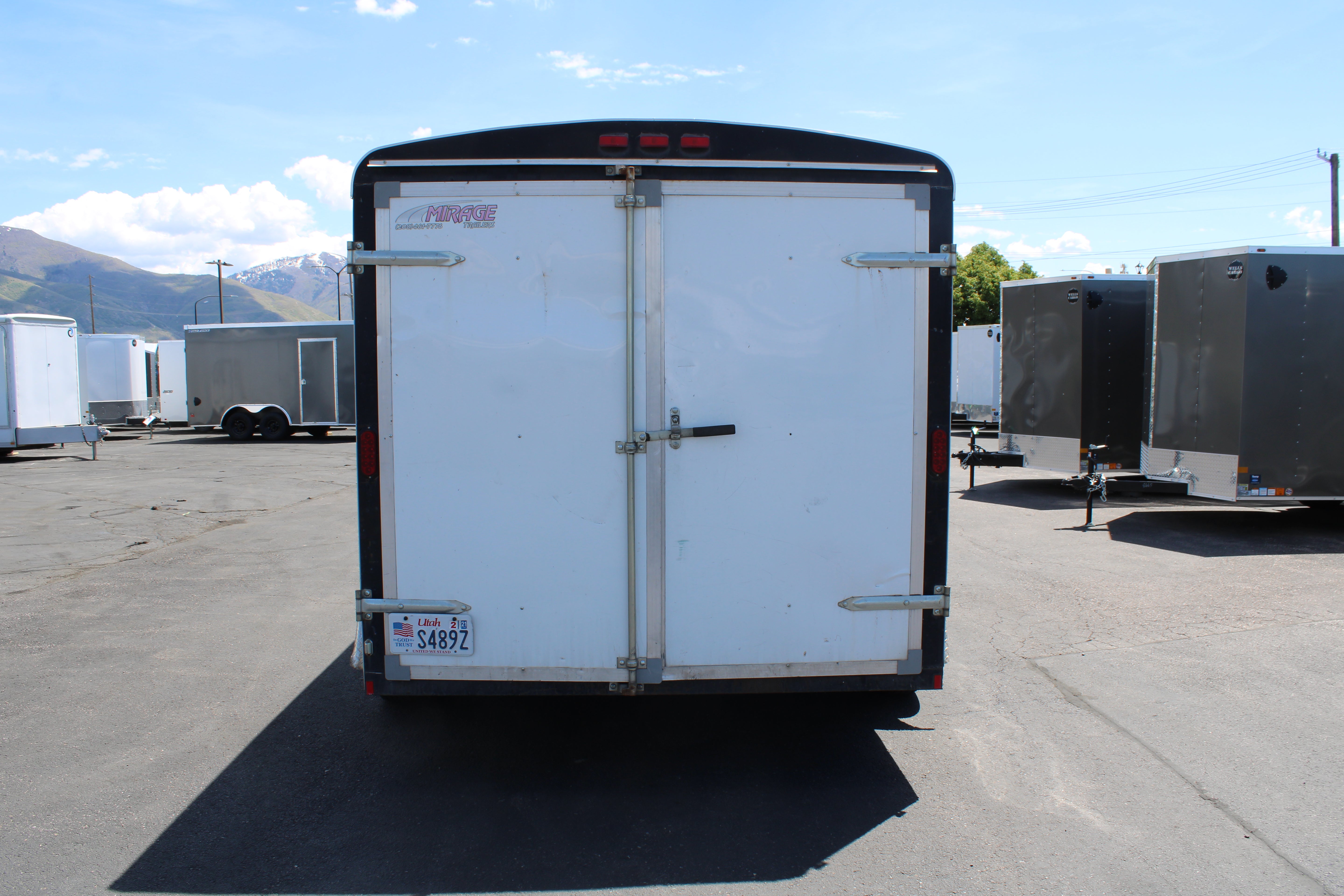 USED MIRAGE 7X14 ENCLOSED TRAILER