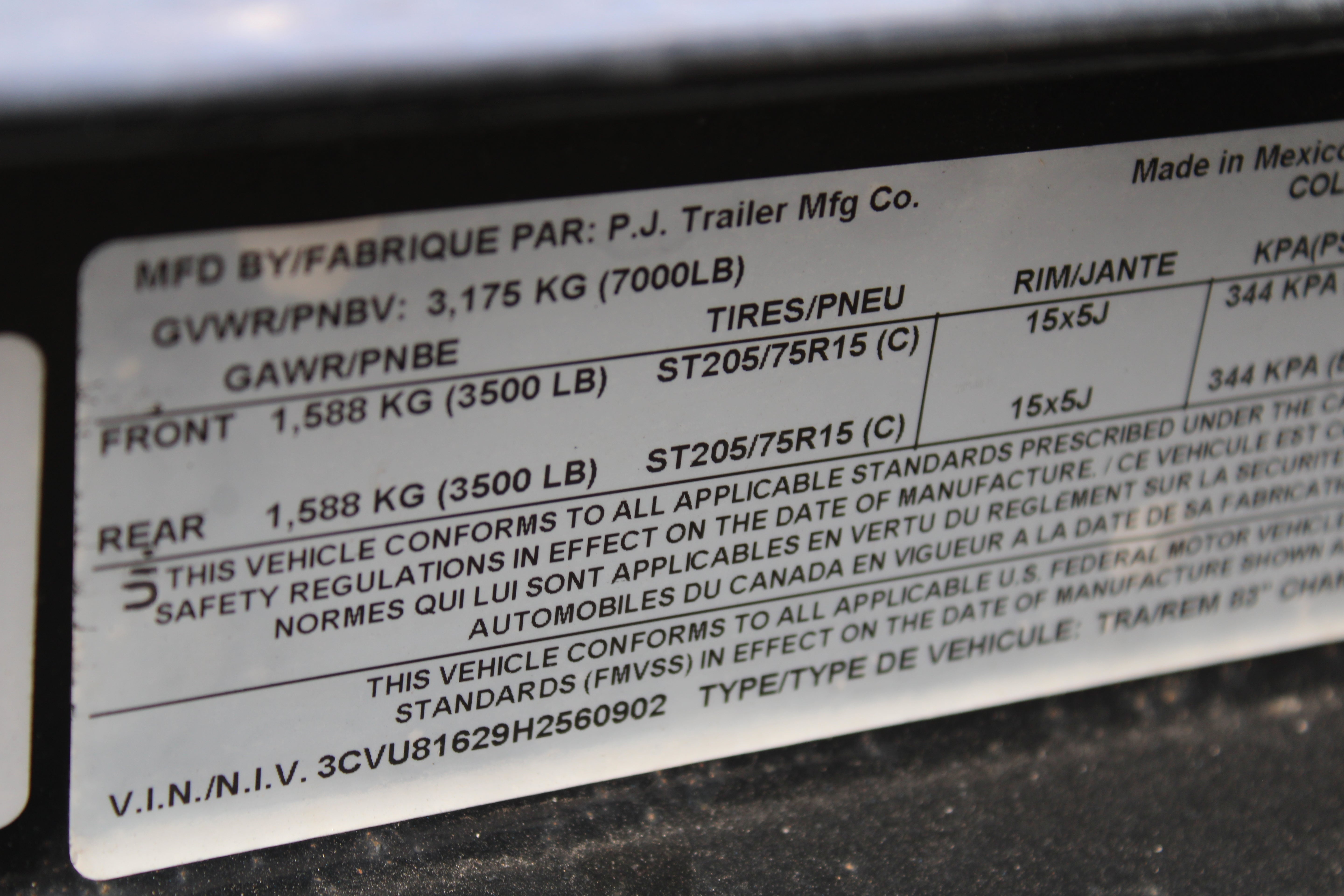 PJ Utility Trailer **BLACK FRIDAY SPECIAL**