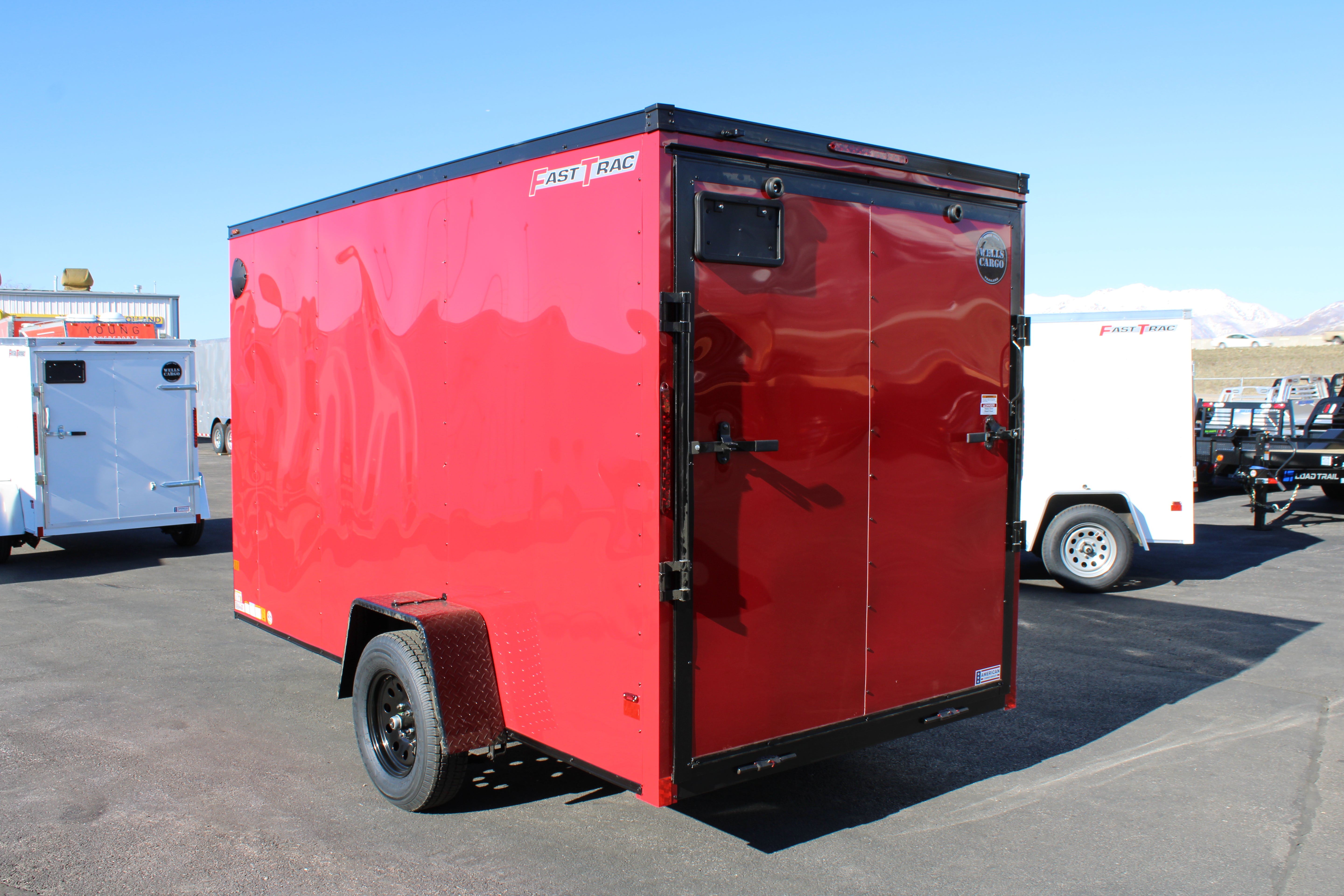 2025 Wells Cargo 6 x 12 Deluxe Enclosed Trailer