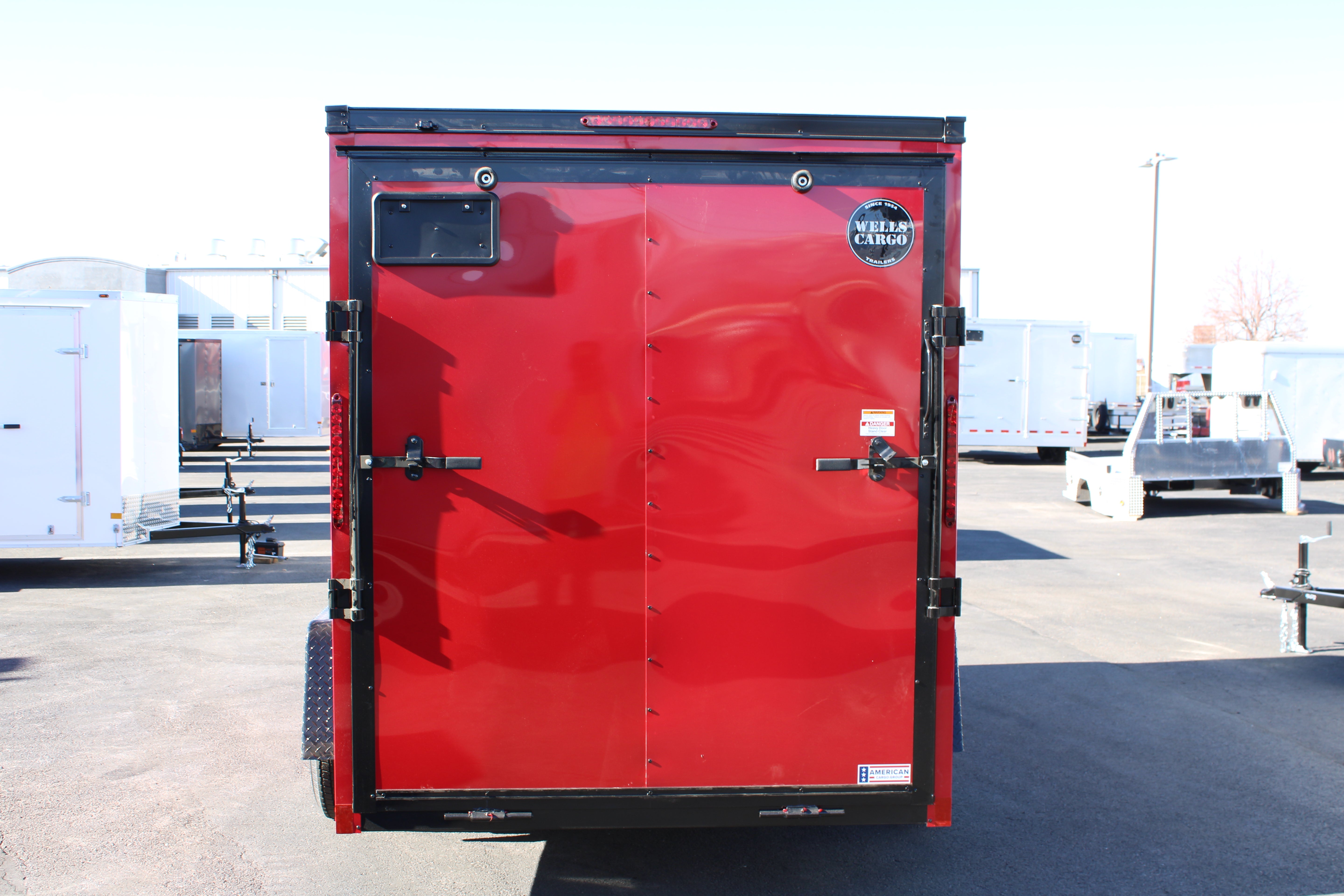 2025 Wells Cargo 6 x 12 Deluxe Enclosed Trailer