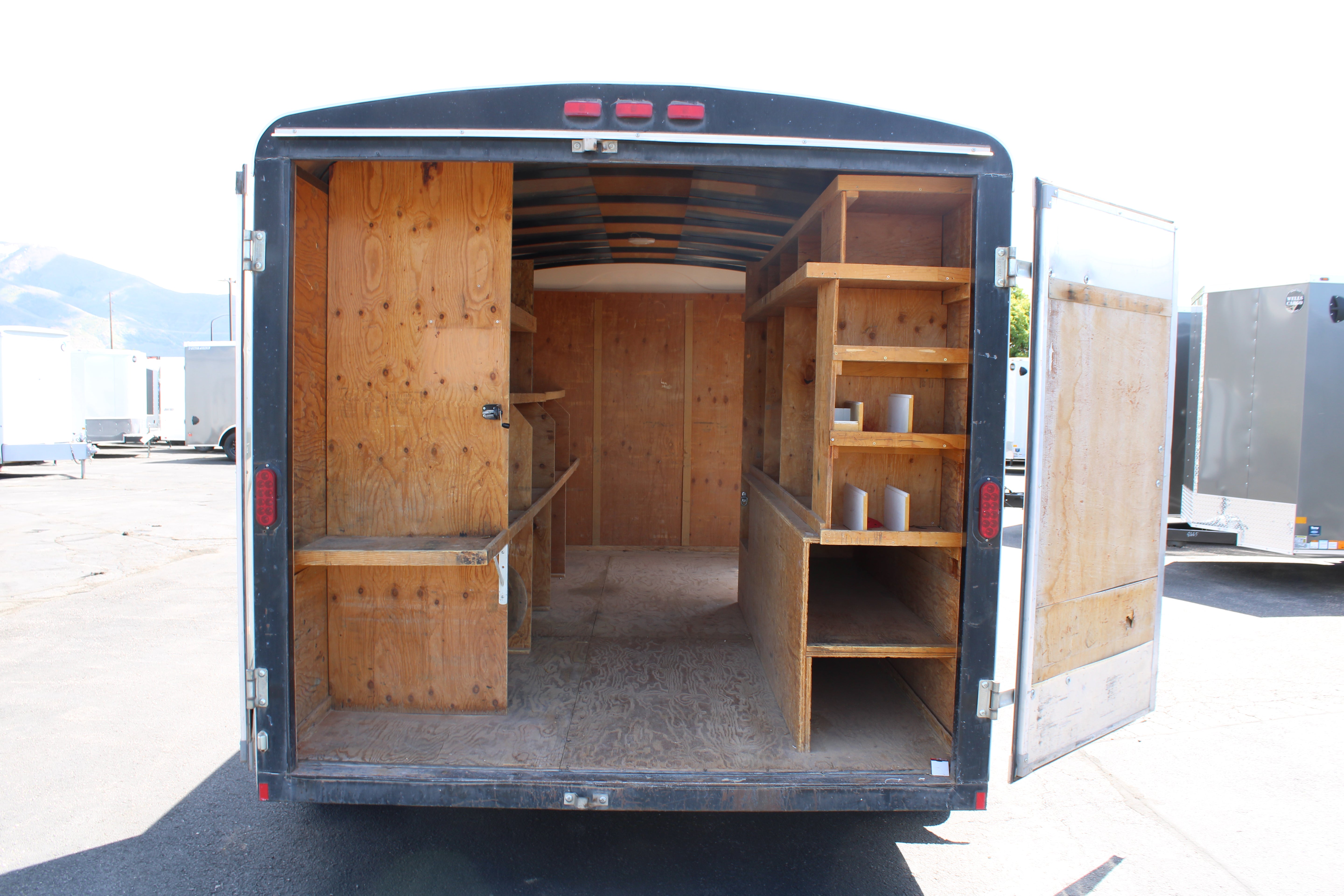 USED MIRAGE 7X14 ENCLOSED TRAILER