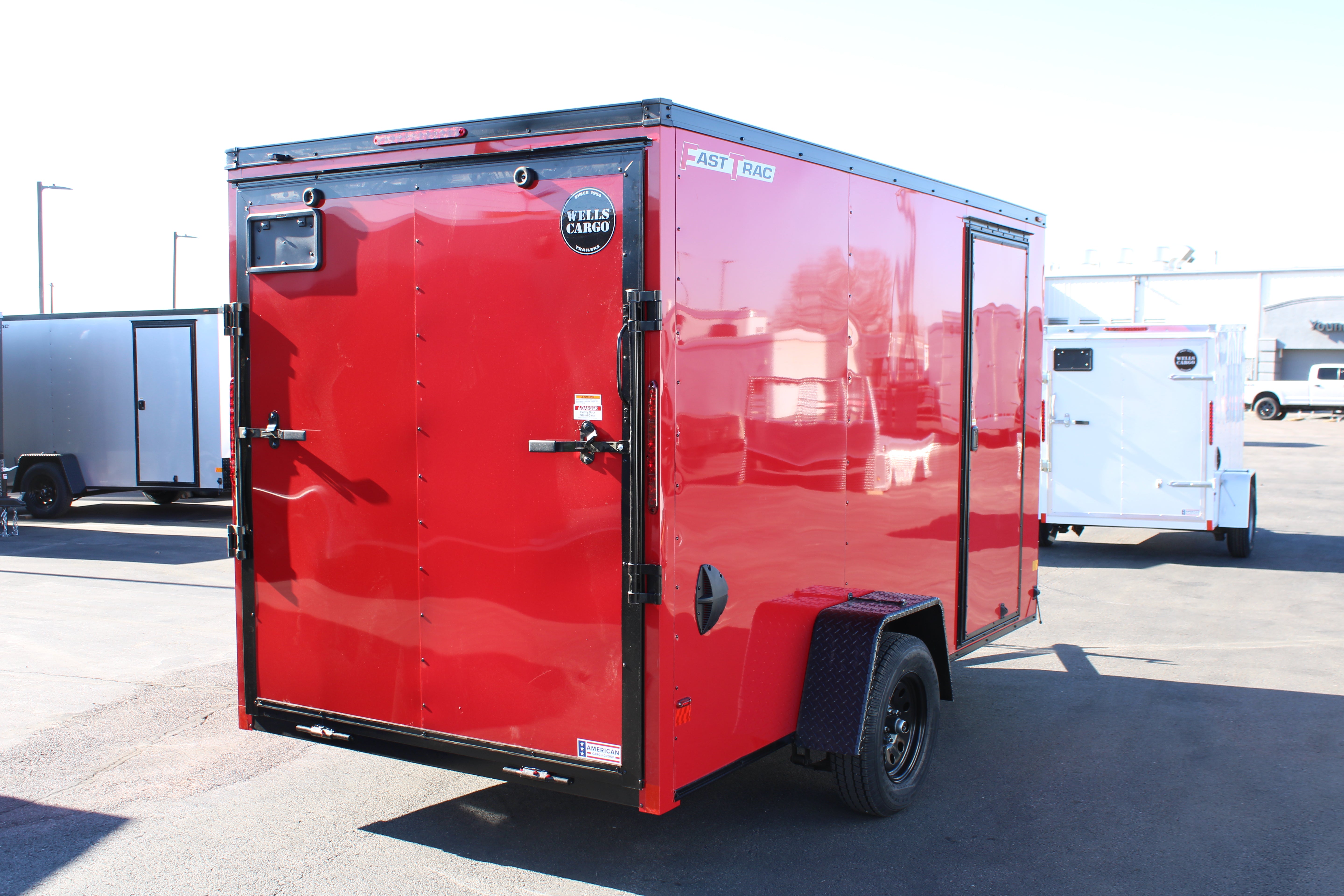 2025 Wells Cargo 6 x 12 Deluxe Enclosed Trailer