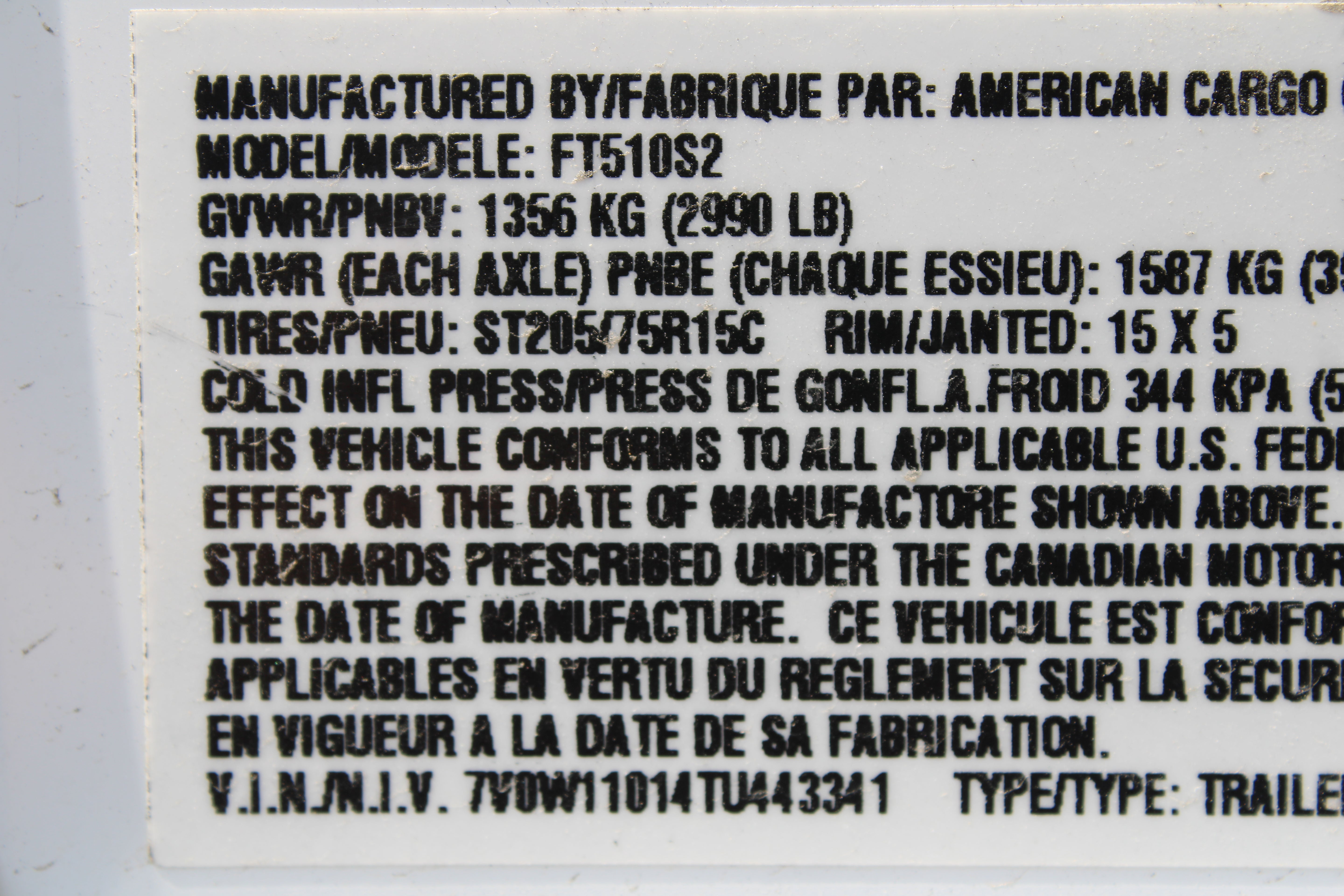 Wells Cargo 10' Enclosed