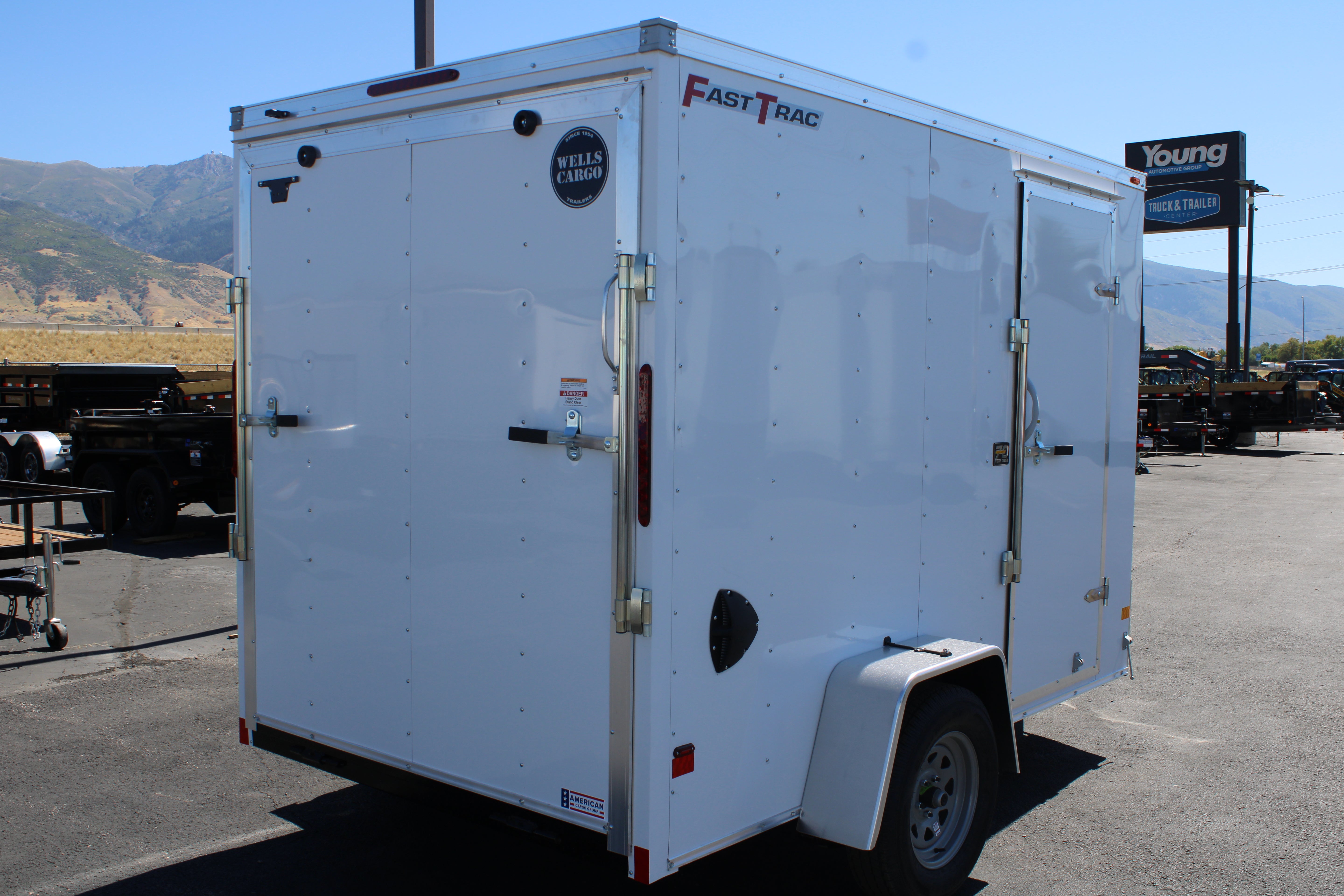 2025 Wells Cargo 5 x 8 Enclosed Trailer