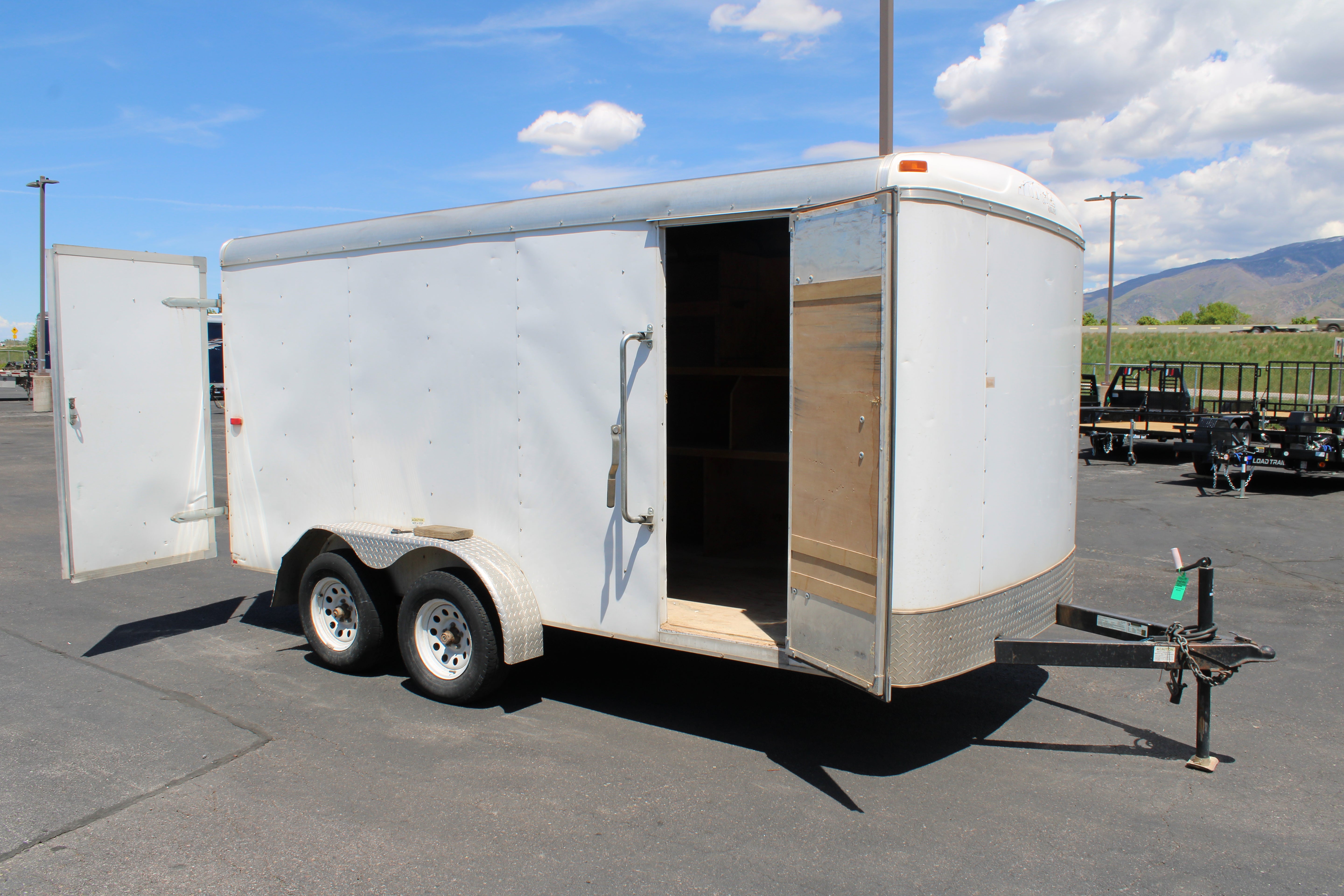 USED MIRAGE 7X14 ENCLOSED TRAILER