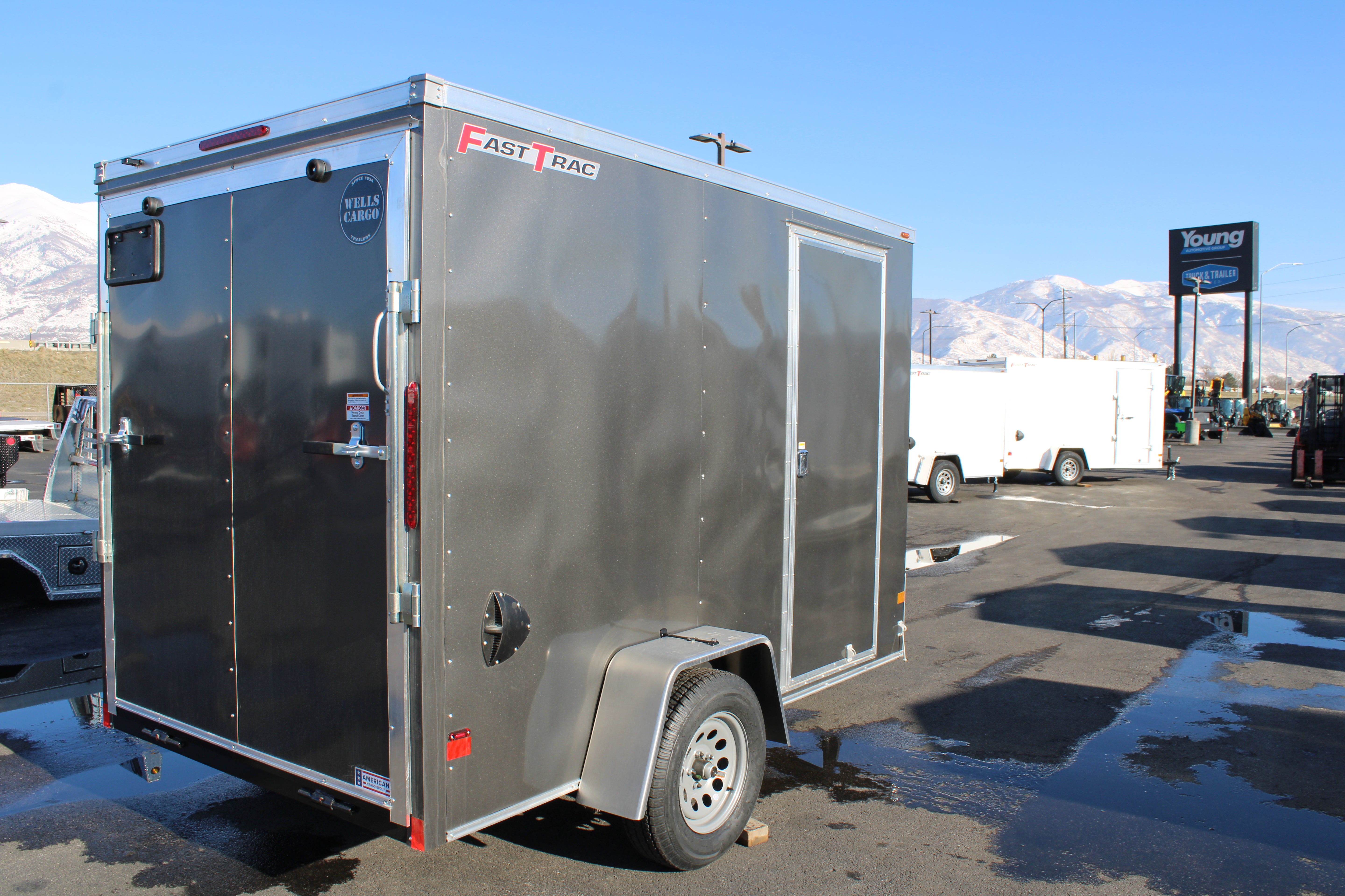 2025 Wells Cargo 6 x 10 Deluxe Enclosed Trailer