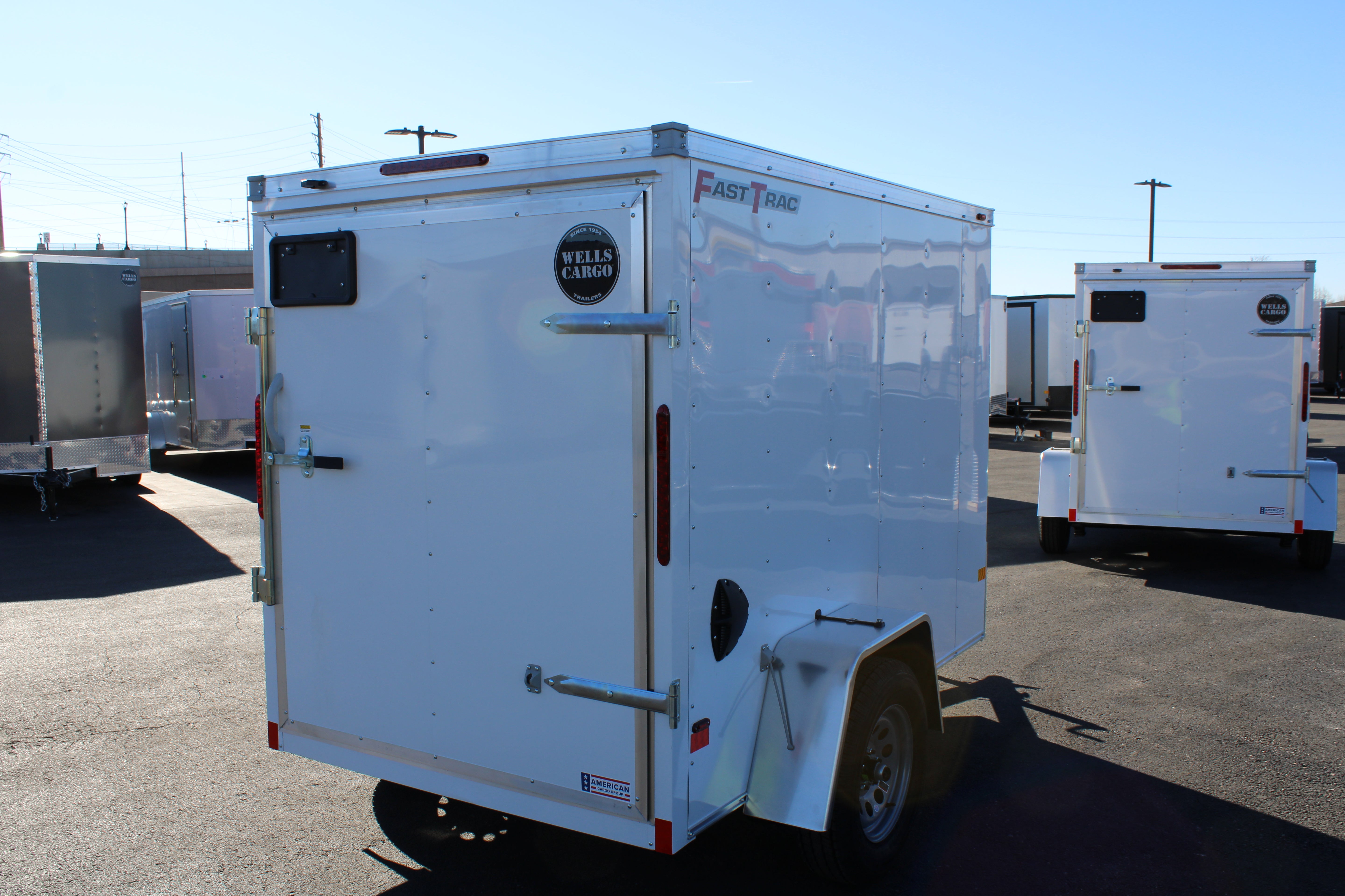 2025 Wells Cargo 5 x 8 Enclosed Trailer