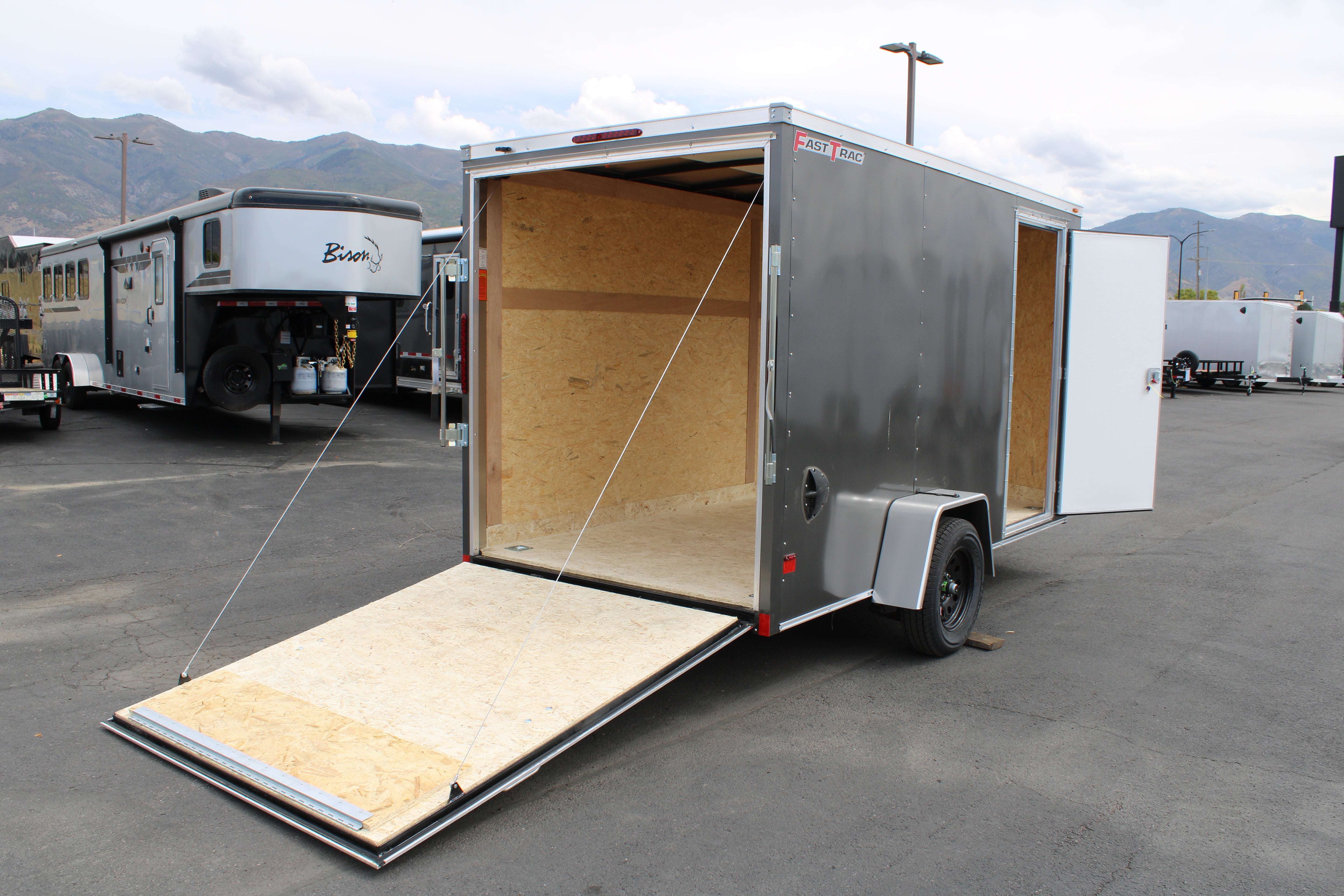 Wells Cargo 6 x 12 Deluxe Enclosed Trailer